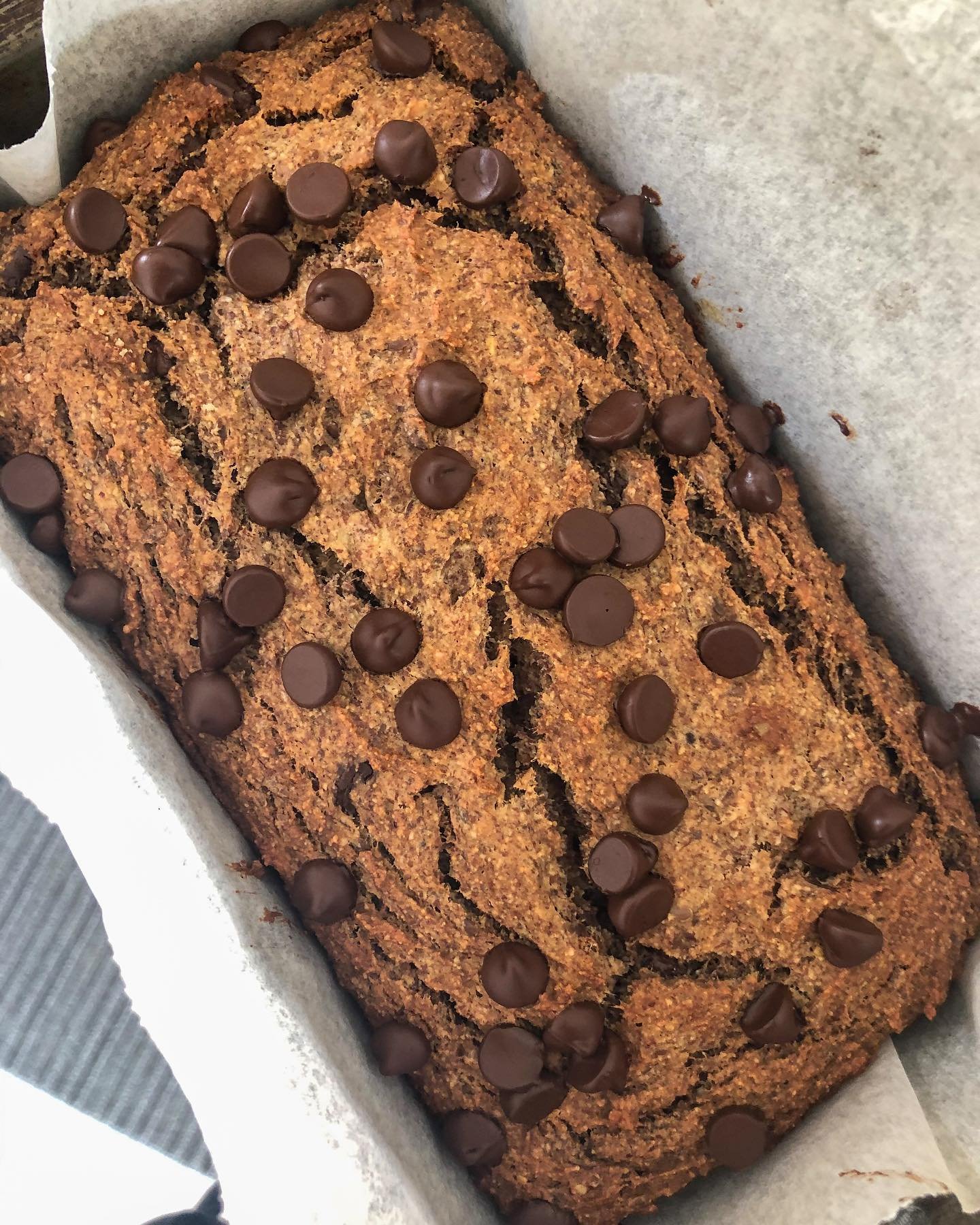 Perfect Sunday = banana bread + rain day

Ingredients: 
1/3 cup olive oil
1/2 cup maple syrup 
2 eggs (or 2 flax eggs)
1 cup of mashed ripe banana (2-3 medium-sized bananas)
1/4 cup plant-based milk
1 tsp vanilla extract
1 tsp baking soda
1/2 tsp sal