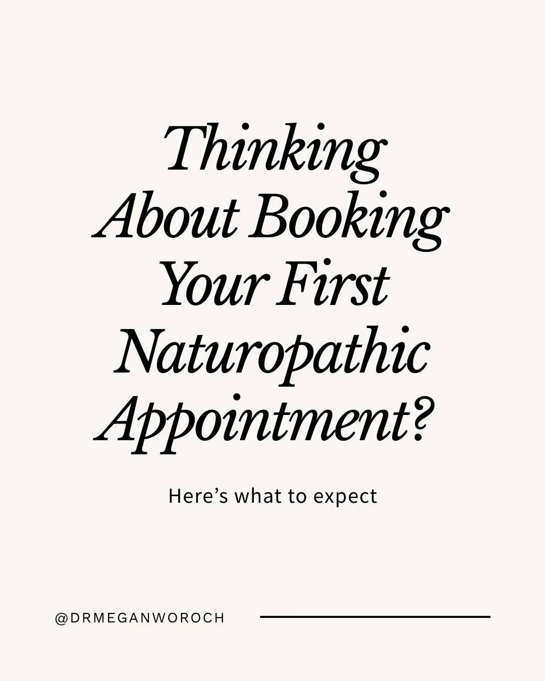 Being a naturopathic doctor isn&rsquo;t just about treating symptoms&mdash;it&rsquo;s about understanding the whole person. 🌿 

Every appointment is an opportunity to explore why your body isn&rsquo;t functioning optimally, to uncover patterns, and 