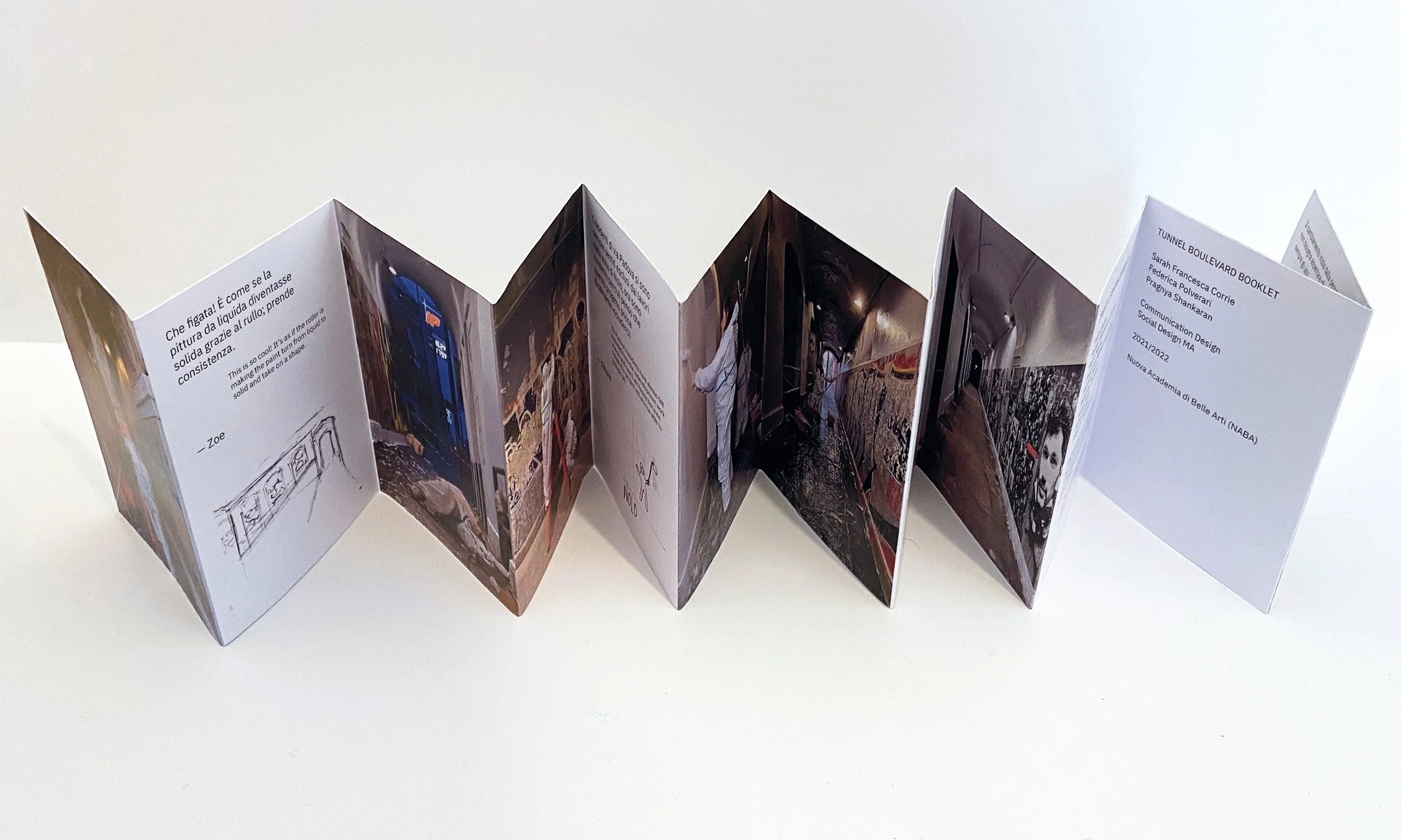 Tunnel Boulevard Booklet
