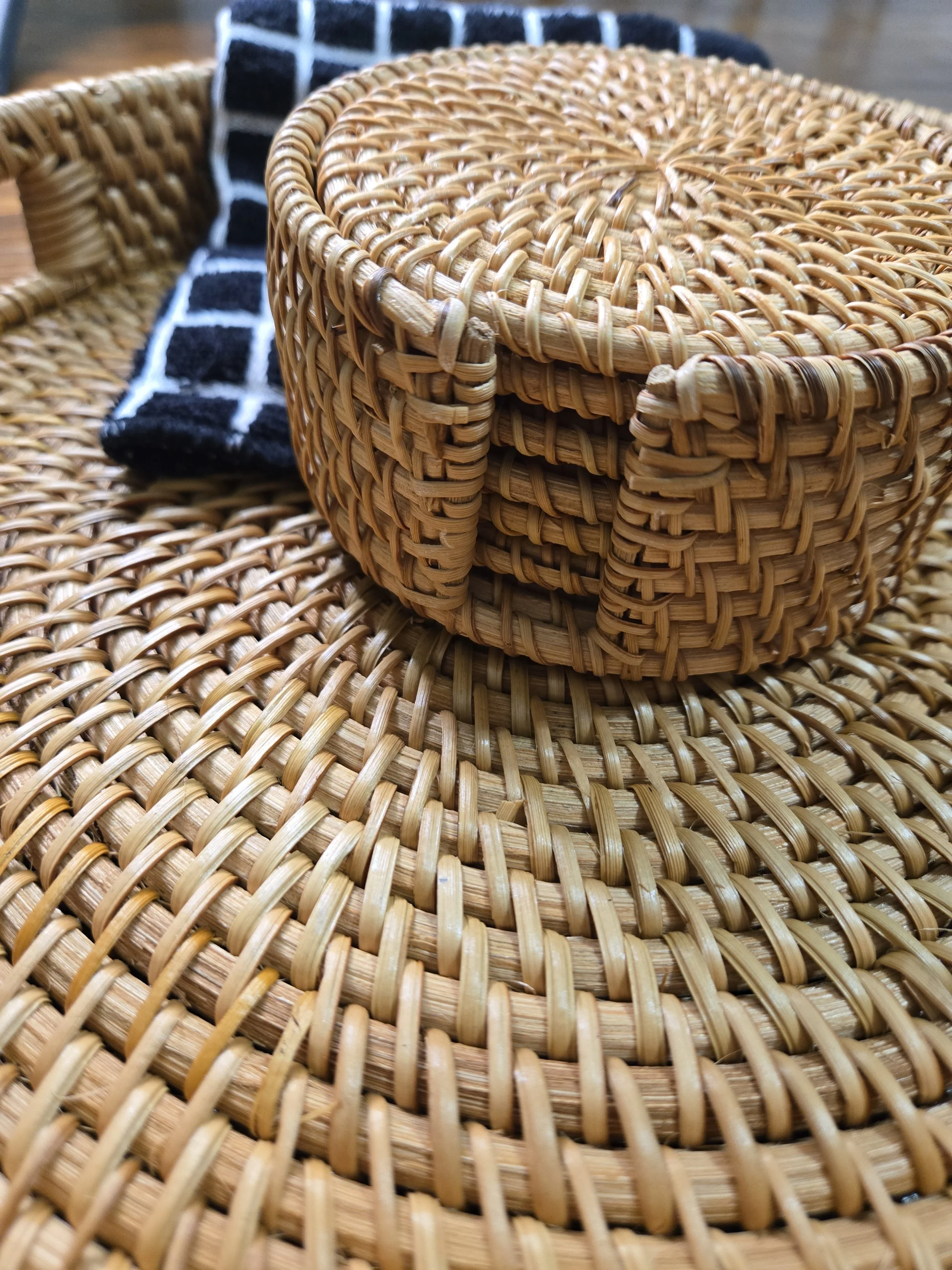 Rattan Coasters