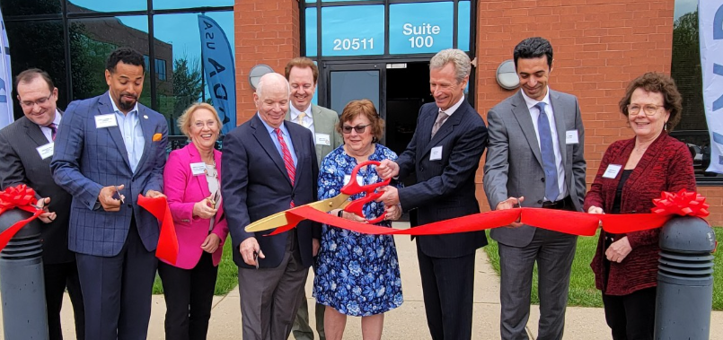 Marilyn Balcombe for County Council District 2 at Ribbon cutting ceremony for Israel Weapons manufacturer Rada Technologies which came to Germantown. Councilmember Marilyn Balcombe participated.