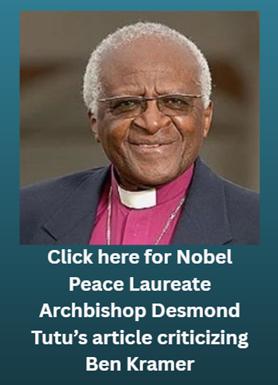 Bishop Tutu criticizing Ben Kramer