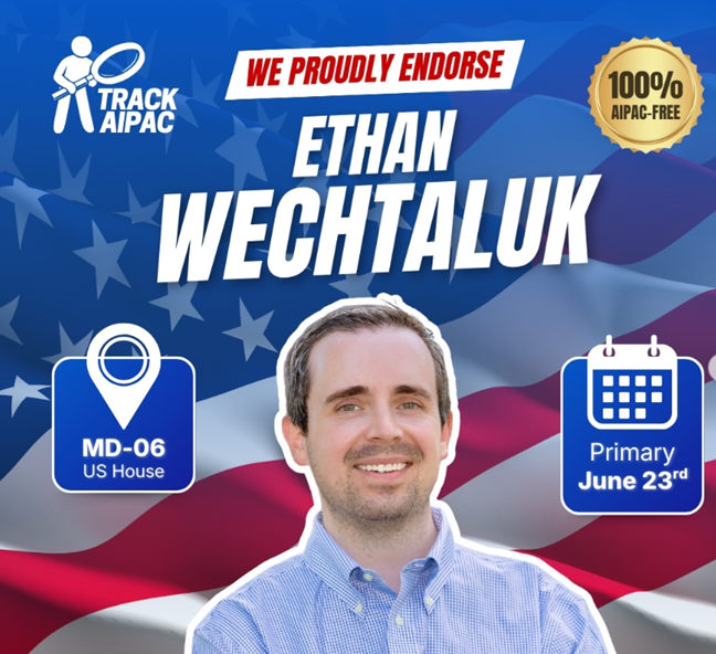 Ethan Wechtaluk for Congress No AIPAC funds