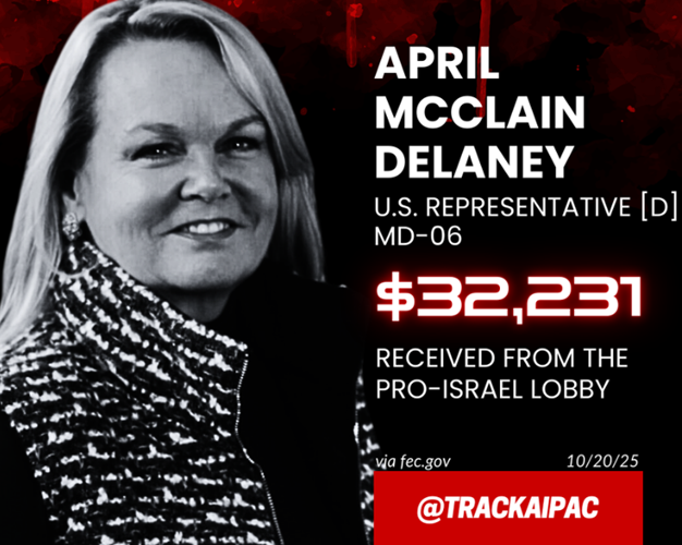 April McClain Delaney for Congress AIPAC funds