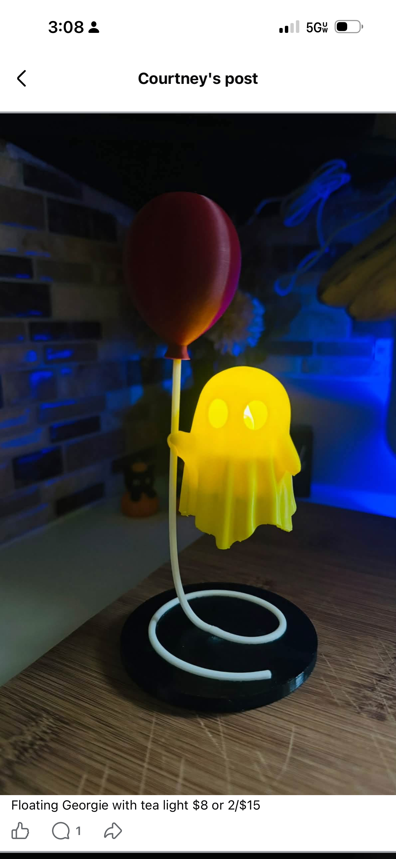Pennywise Ghost Light