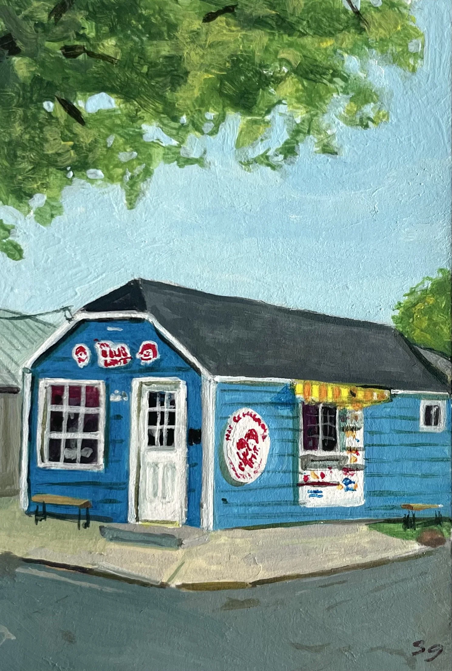 The Club House Print