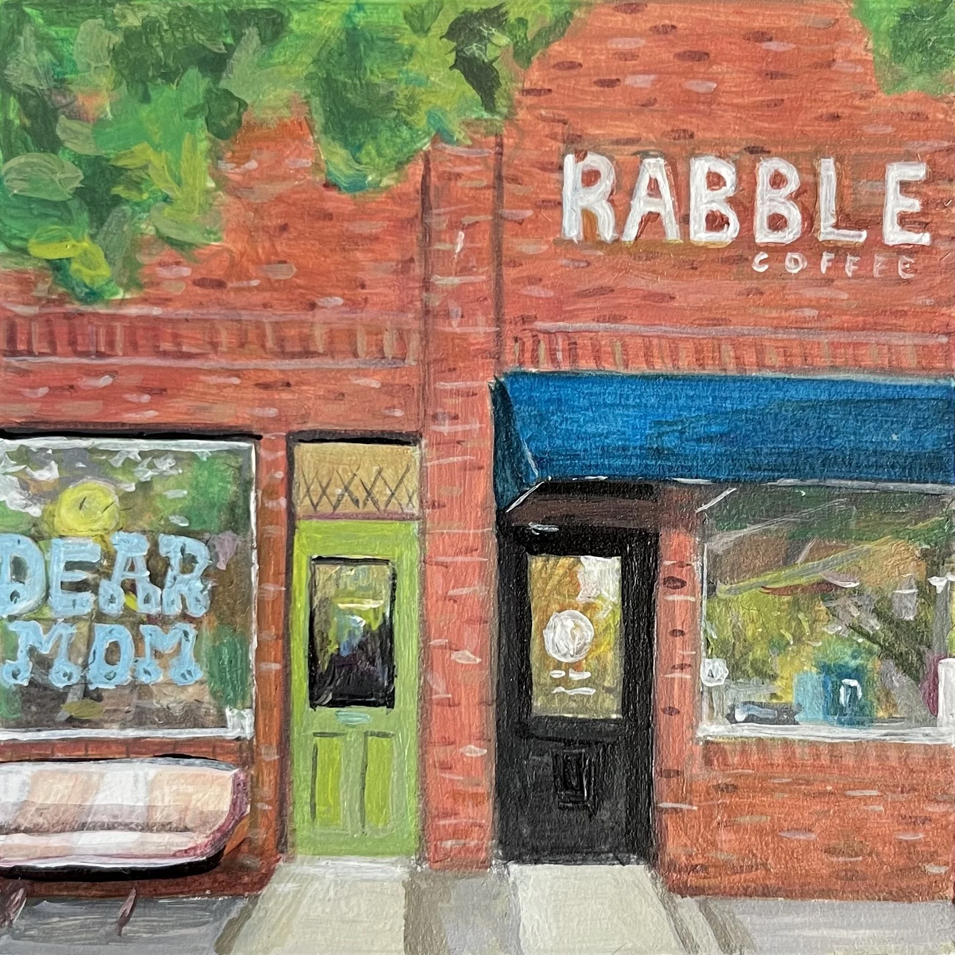 Dear Mom and Rabble Coffee Print