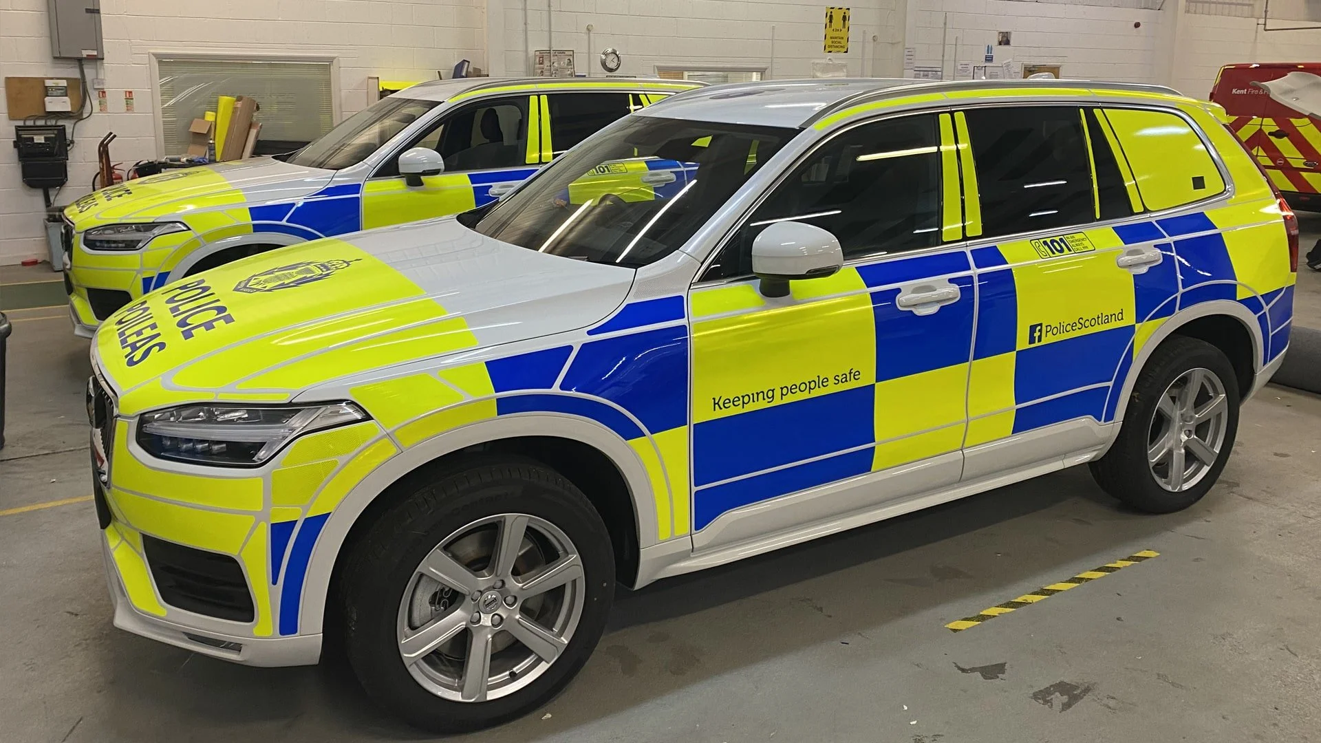 Police & Ambulance Reflective Markings