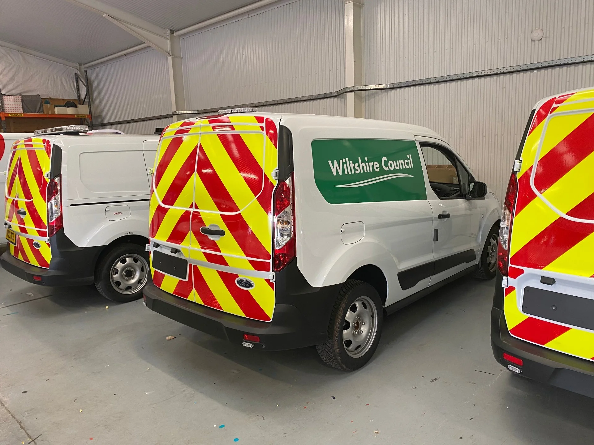 Reflective Vehicle Markings and Chapter 8 Chevrons