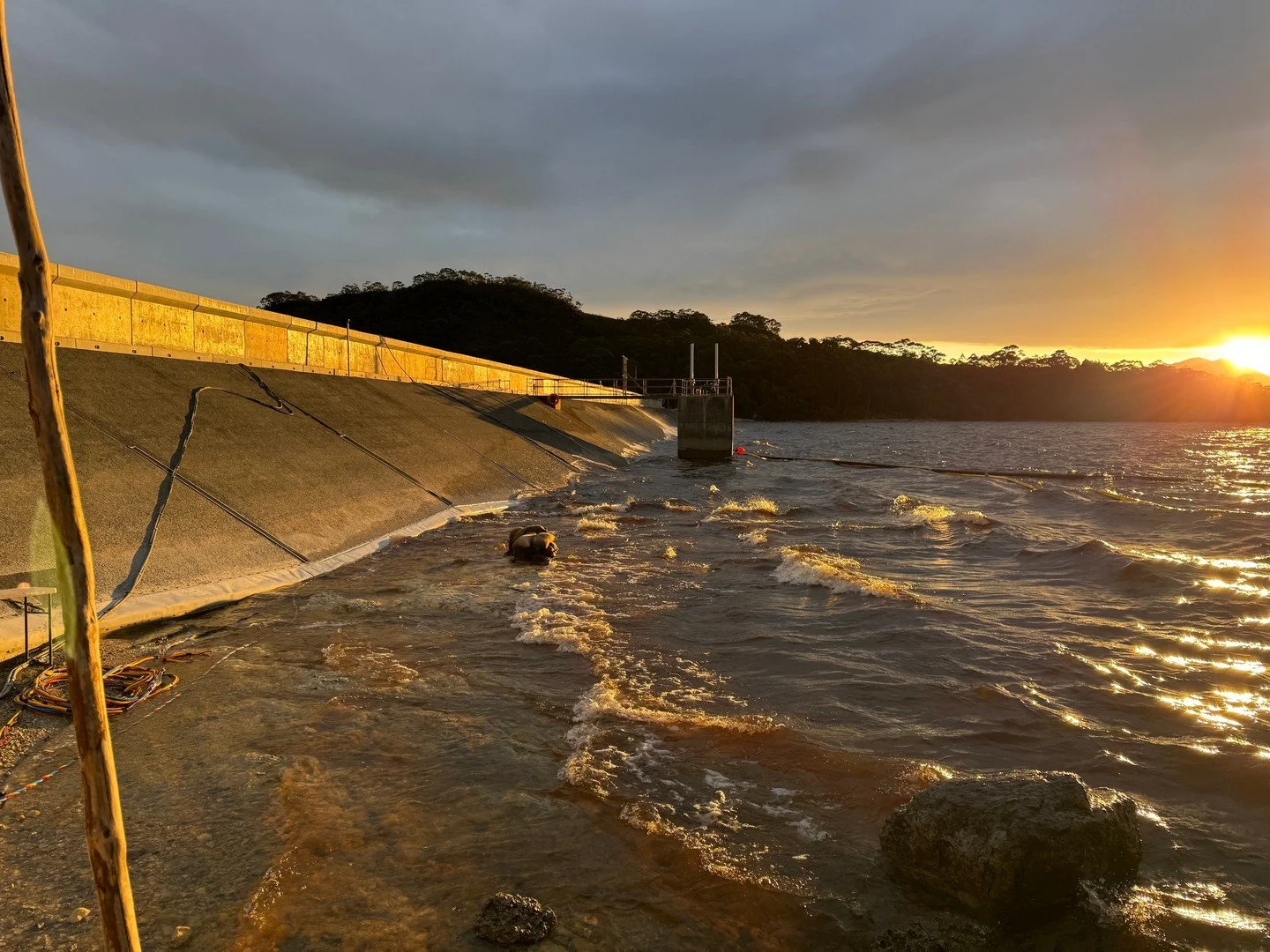 One of the perks of the job is a good sunrise every now and then. ⁠
⁠
#tasmaniandiversgroup #sunrise