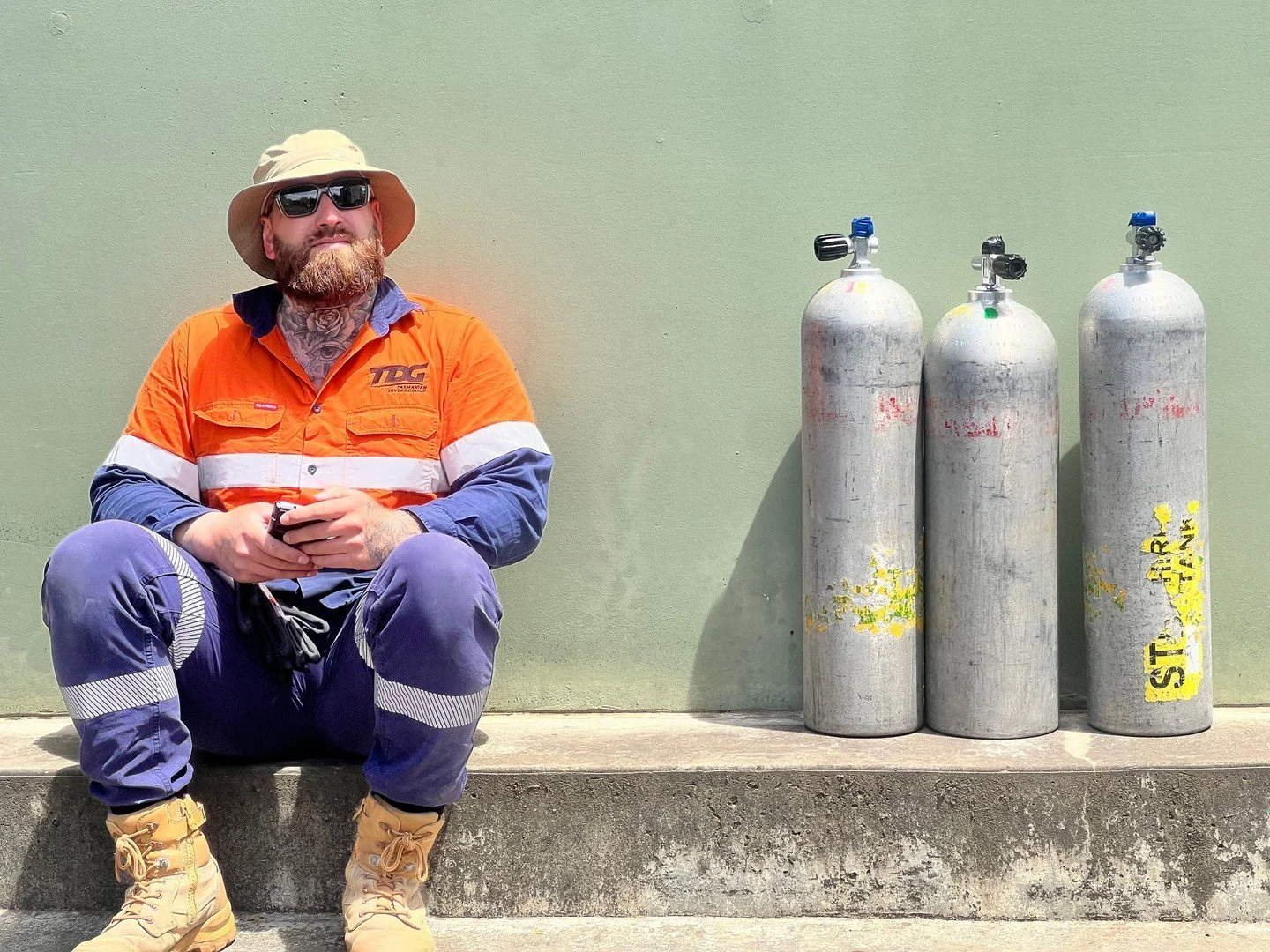 Smoko with a side of sun ☀️