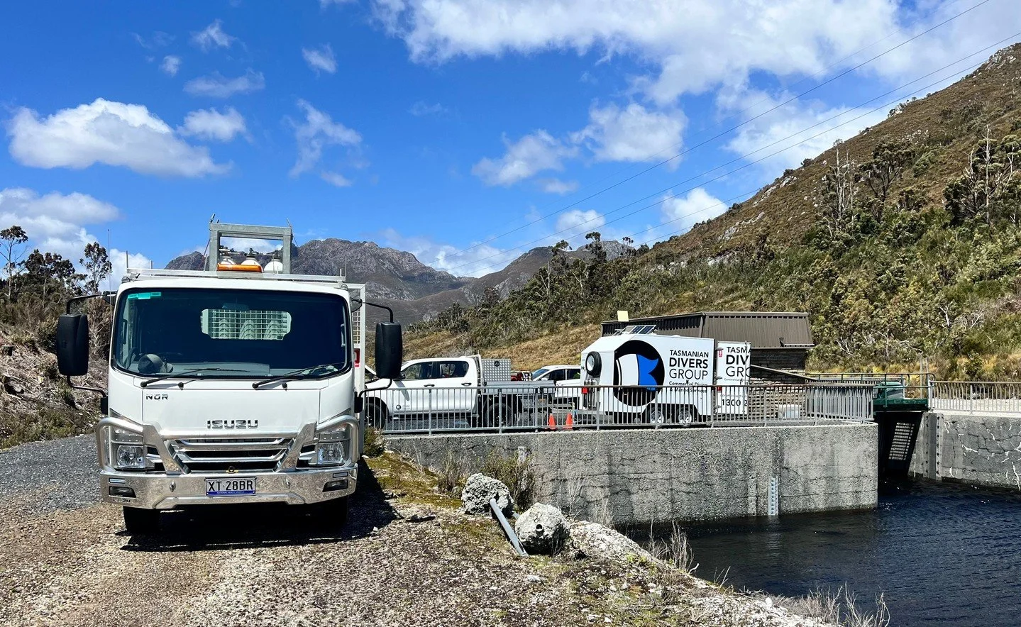 Onsite, ready to roll.