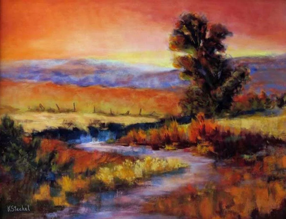 Mesa Evening | Pastel on Paper | 14” x 18”