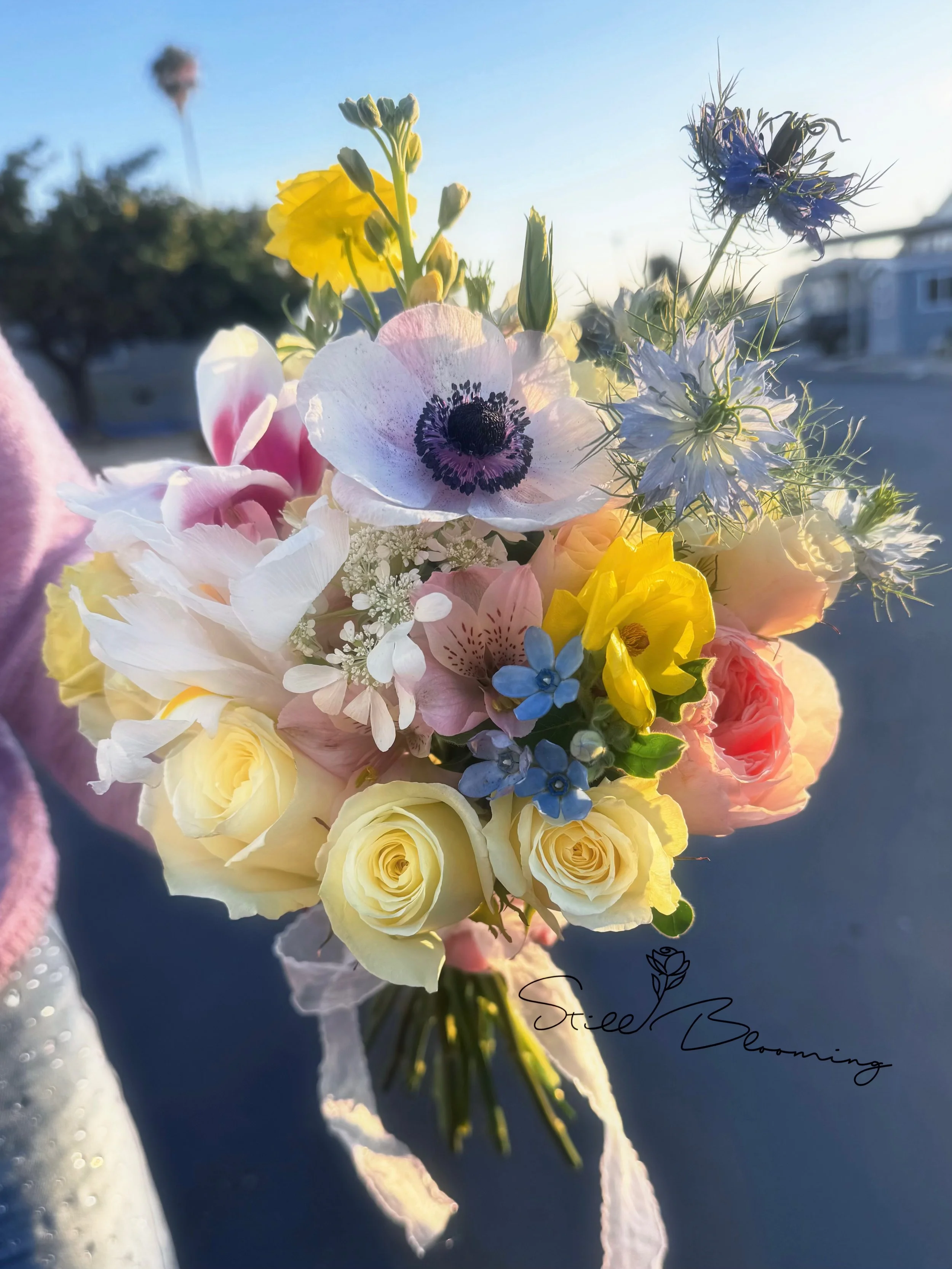 Round-Shaped Bridal Bouquet
