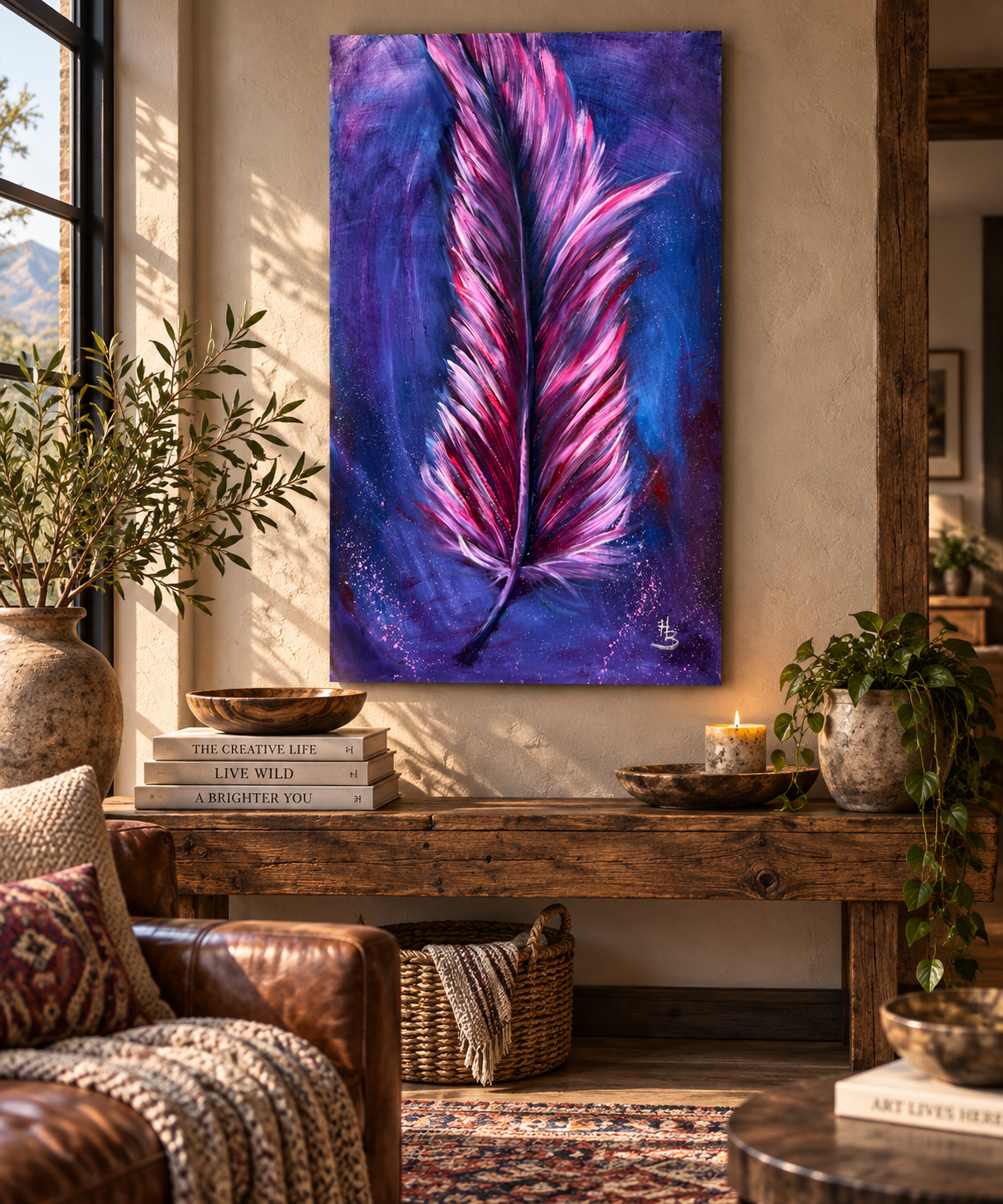 Soft Rebellion - Original Oil on Wood