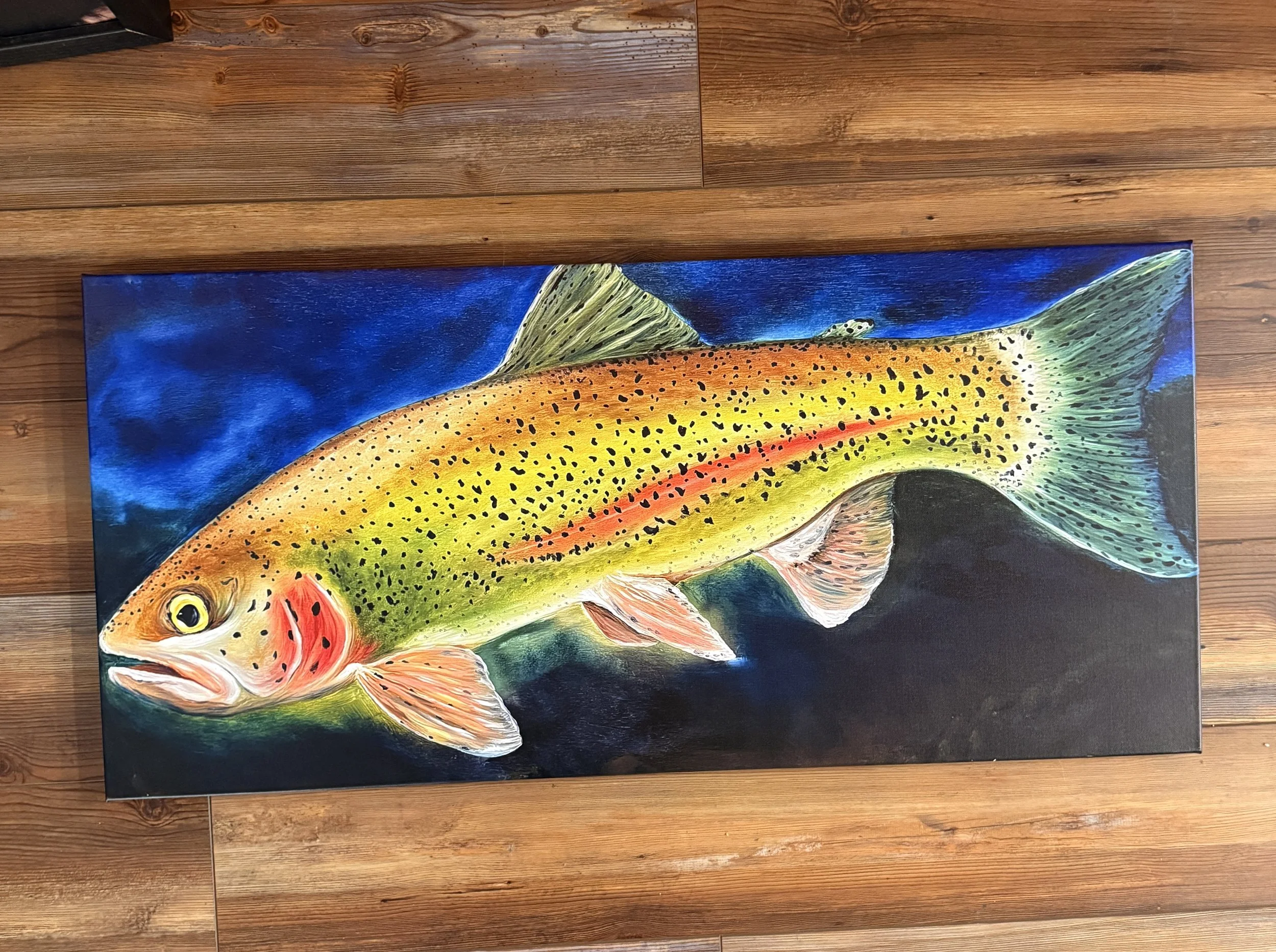 River Jewel 16 x 34 Print on Canvas