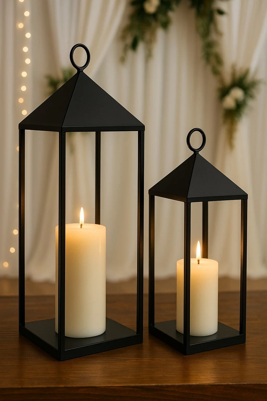 Black Metal Lanterns