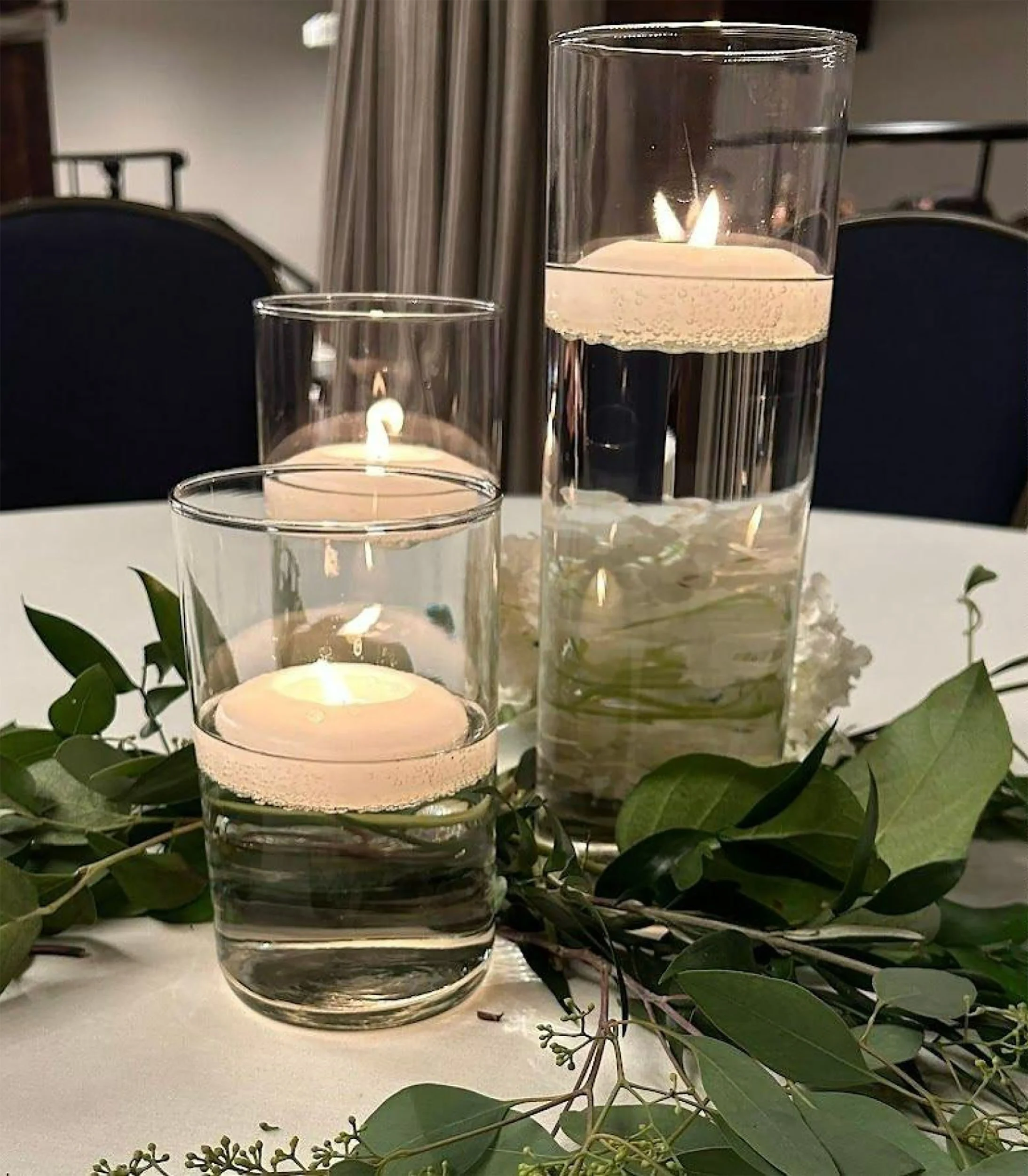 Clear Glass Hurricane Vases