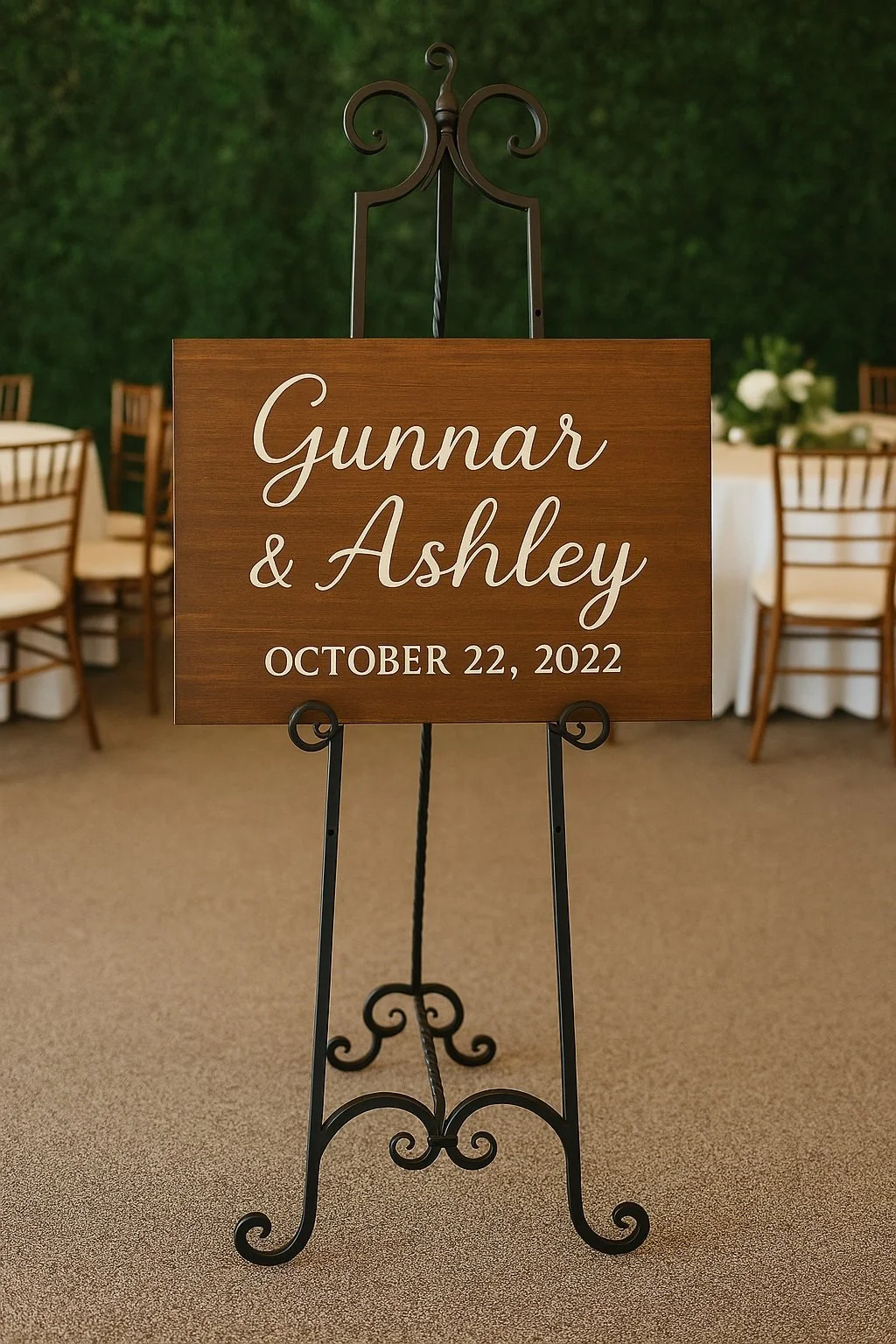 Black Decorative Easel