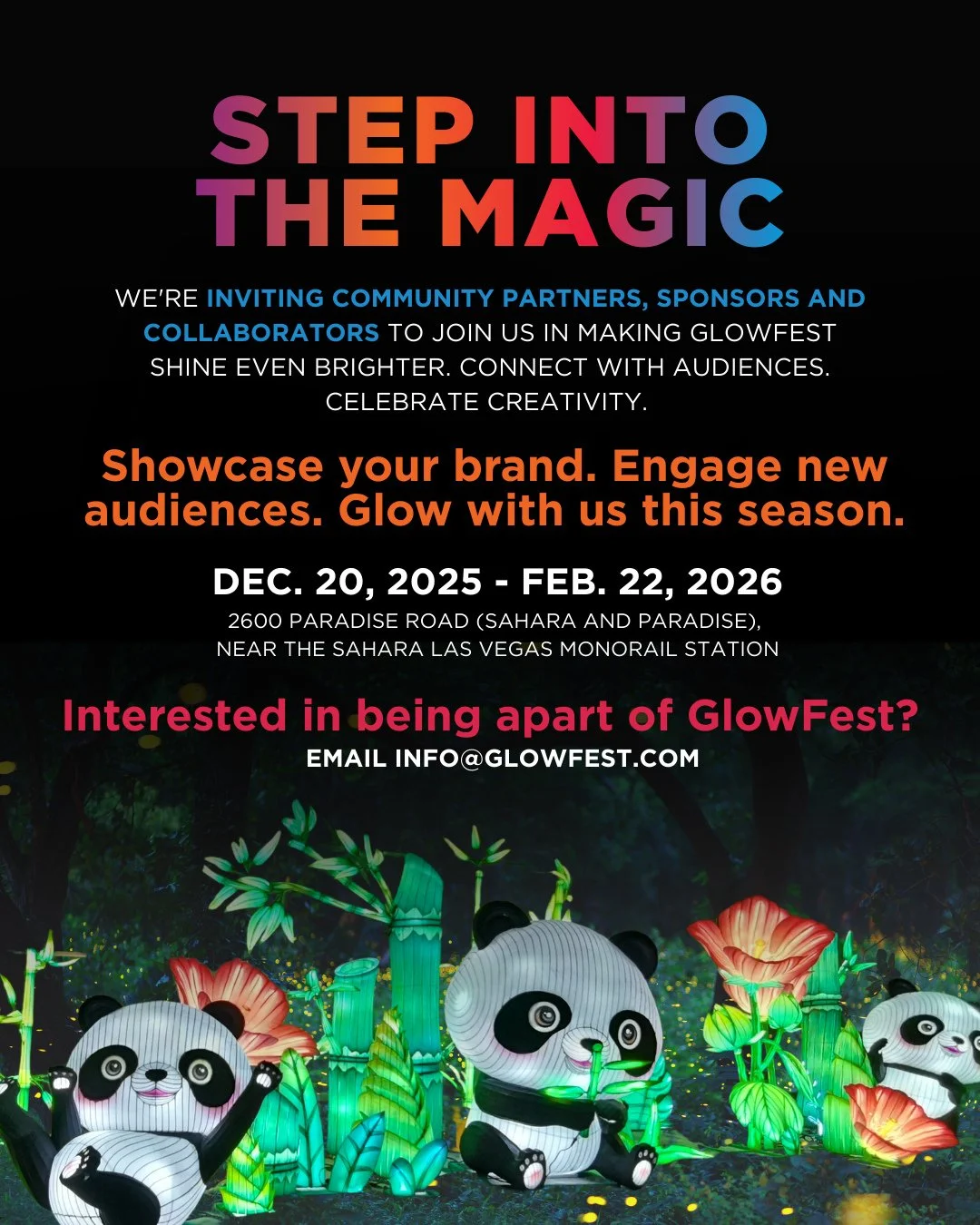 Looking to showcase your products at GlowFest? ✨ Grow your brand. Meet new customers. Glow with us this season! ⁠
⁠
Vendor inquiries are officially open. ⁠
🔗 Tap the link in bio to submit an inquiry.