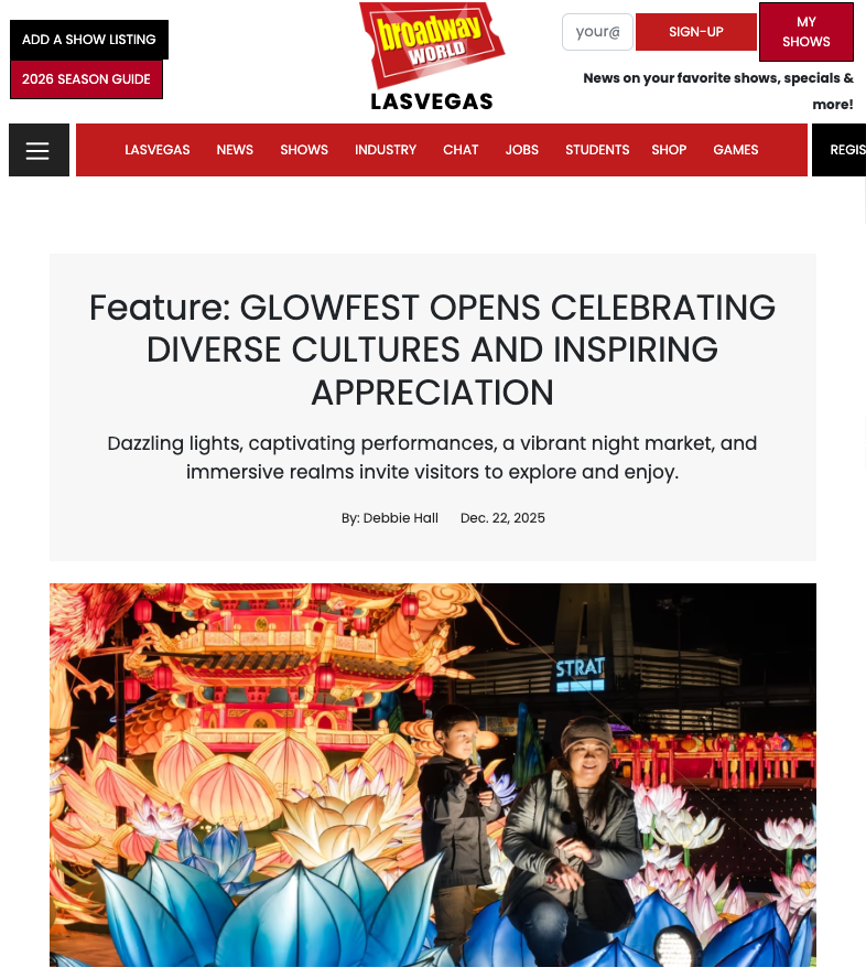 GLOWFEST OPENS CELEBRATING DIVERSE CULTURES AND INSPIRING APPRECIATION