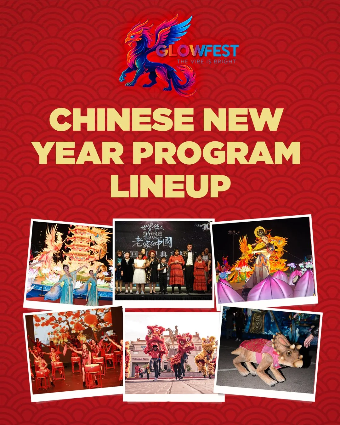 🐉✨ Celebrate Chinese New Year at GlowFest with a special program lineup featuring lotus dance performances by Las Vegas Dance Academy, Li Linhong Chinese Music Ensemble, and the Art Center for Autistic Children and Youth led by Lisa Green. Plus a tr