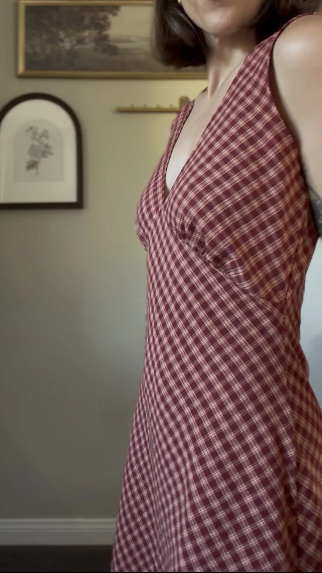 The Hope Ranch Dress | Blue Plaid