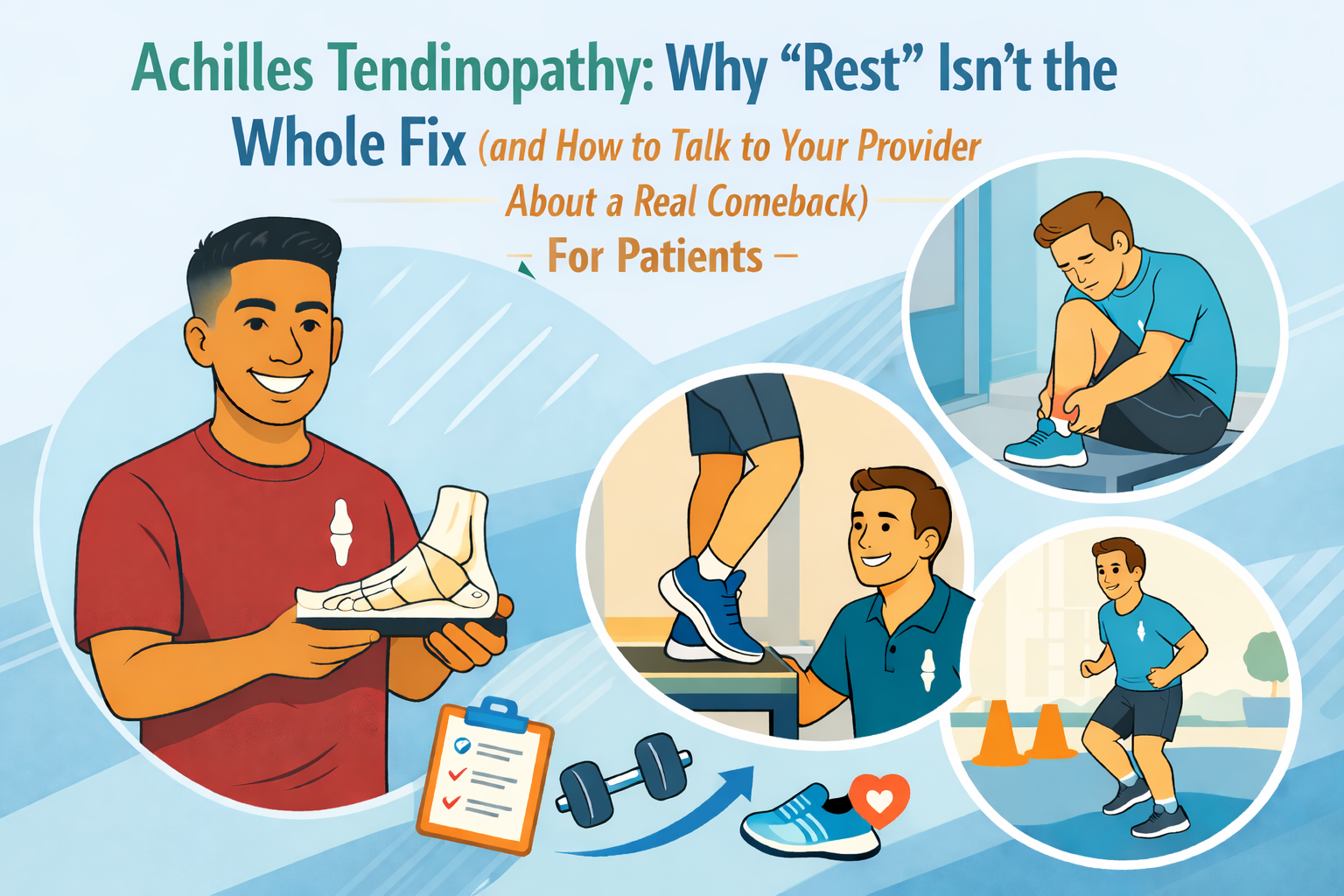 Achilles Tendinopathy: Why “Rest” Isn’t the Whole Fix (and How to Talk to Your Provider About a Real Comeback)