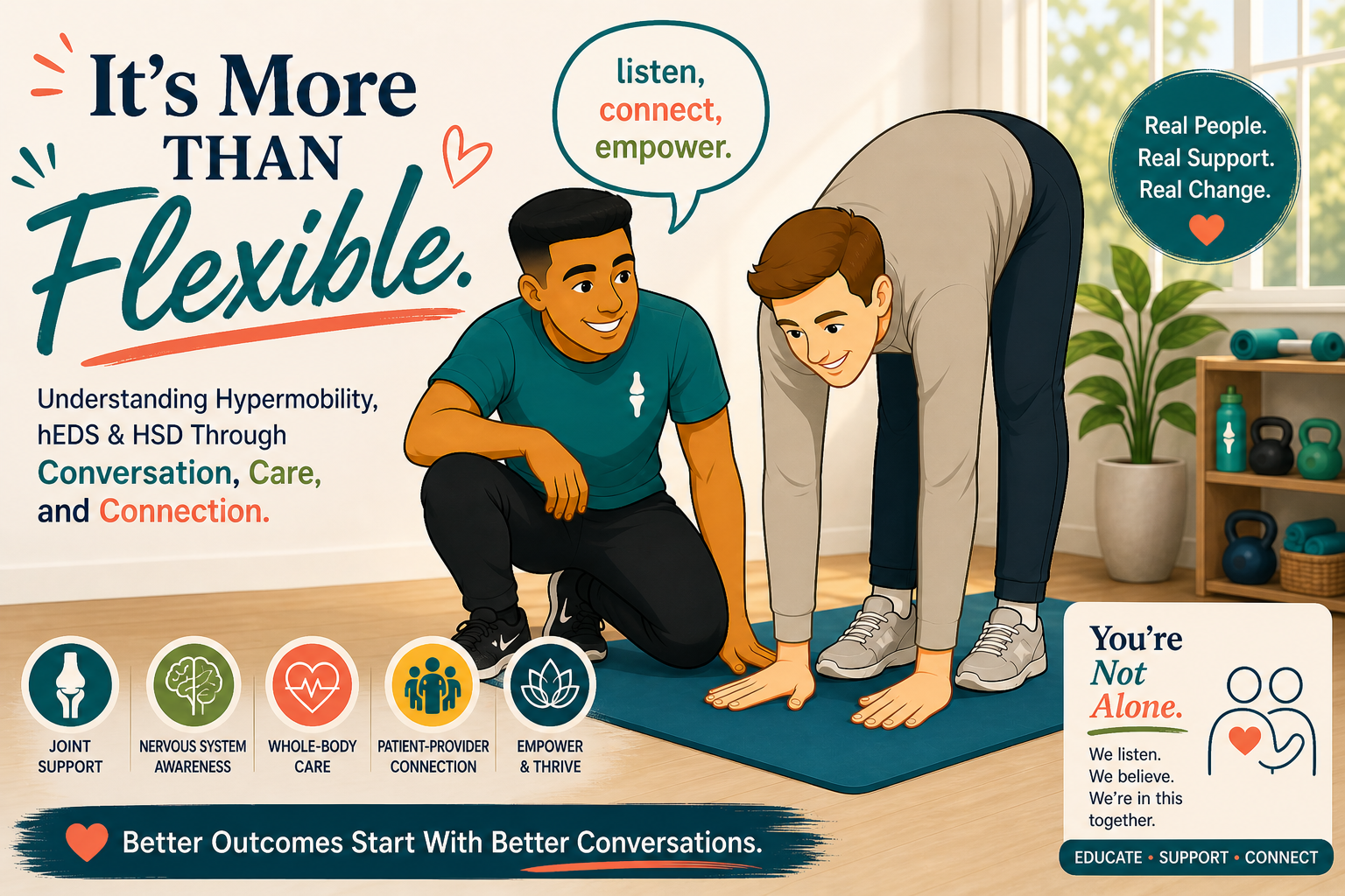 🧠 “More Than Flexible”: Understanding Hypermobility, hEDS, and the Power of Listening