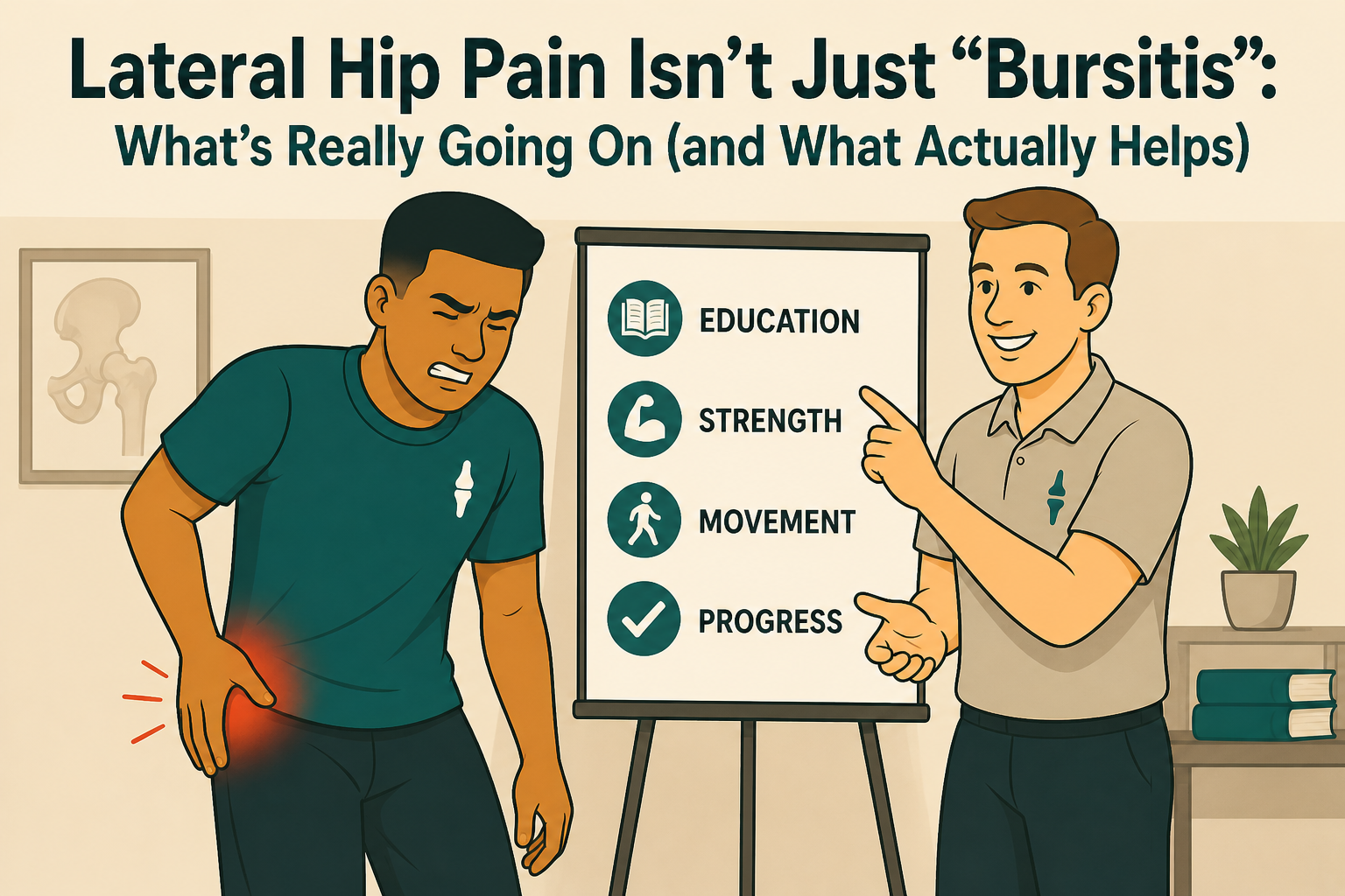 Lateral Hip Pain Isn’t Just “Bursitis”: What’s Really Going On (and What Actually Helps)