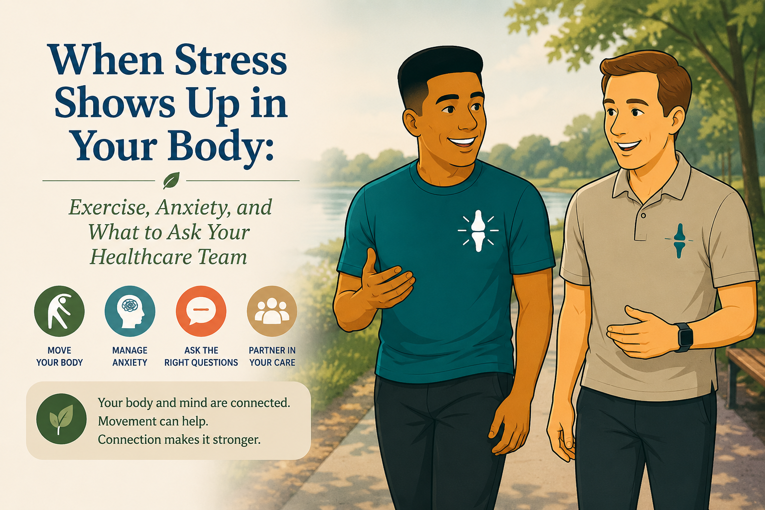 When Stress Shows Up in Your Body: Exercise, Anxiety, and What to Ask Your Healthcare Team