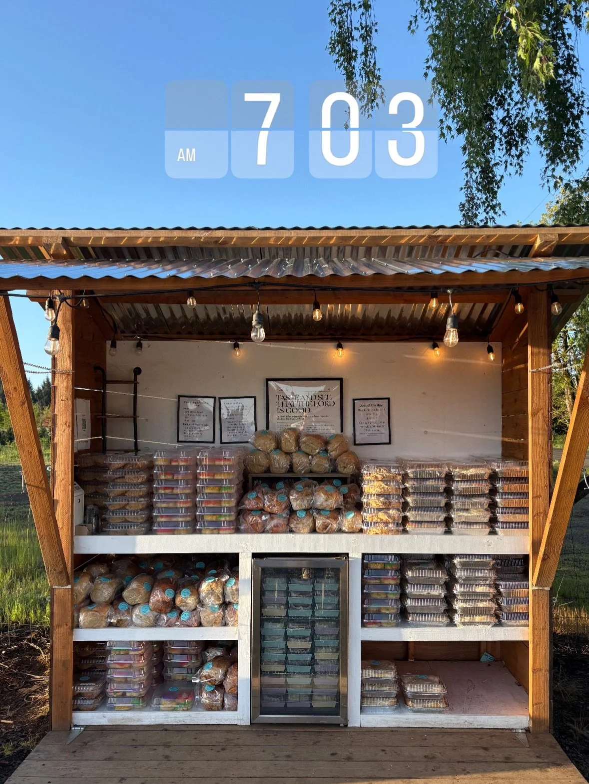 Little swipe through of what we started with and what is left as of 2:15pm. I have every pie flavor left so don&rsquo;t miss out! I am open until 8pm! 🕗 

Located at 10990 SE 362nd Ave Boring Or 97009.
I accept cash, card, and Venmo.

#bakery #micro