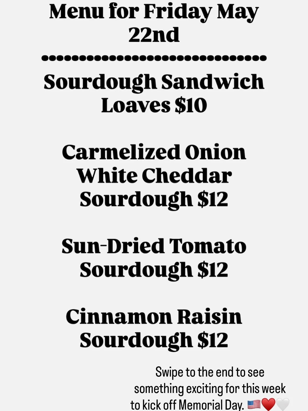 The menu for this week is looking pretty yummy. Who agrees?! I have some exciting plans for this Friday as you can see if you scroll and see all the slides. &hearts;️🤍💙👏 

I would love if you would share the last slide of this post to your stories