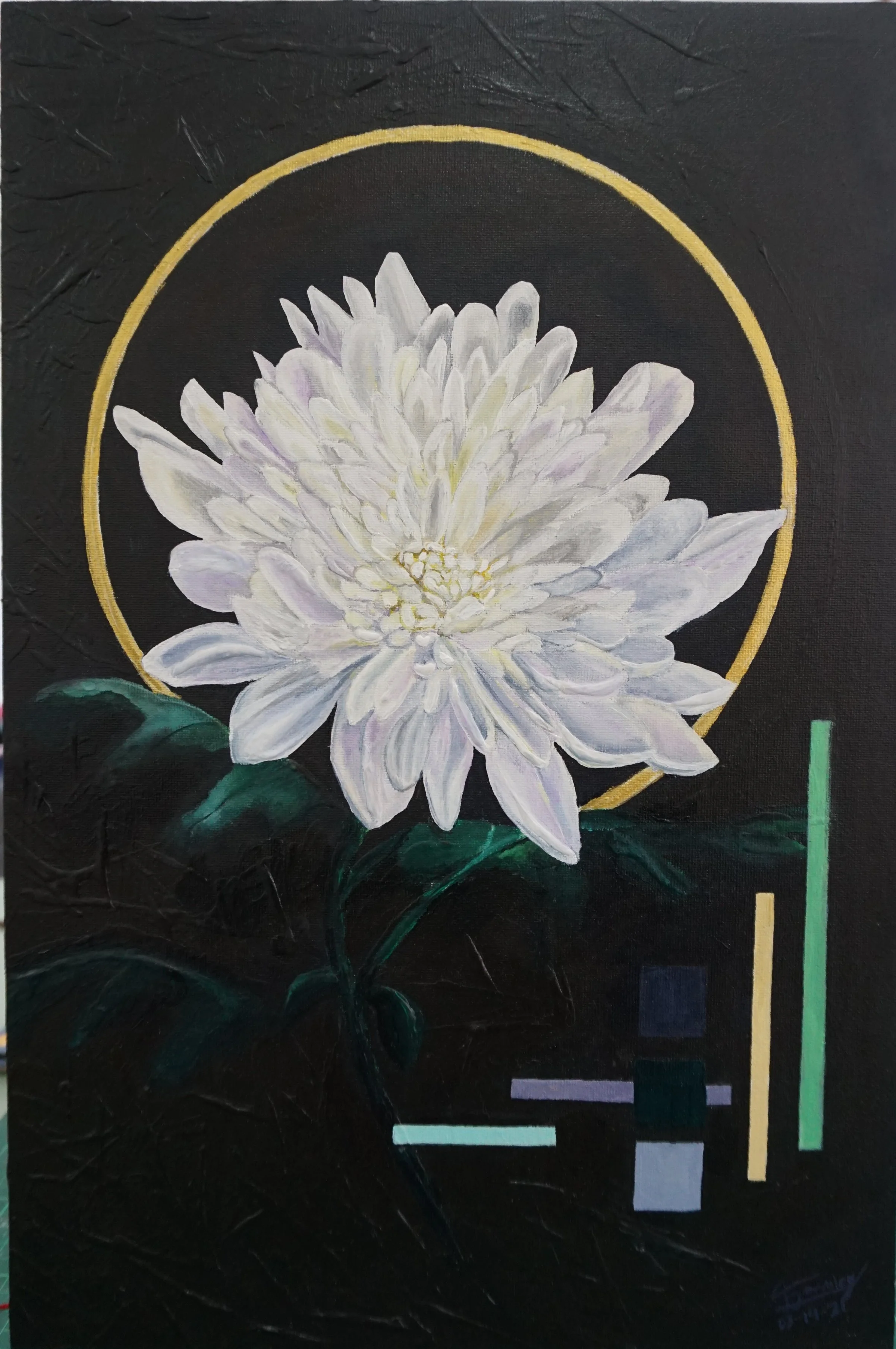 "Kamatayan",
18x24" Canvas Panel,
June 2021,
Techniques Course