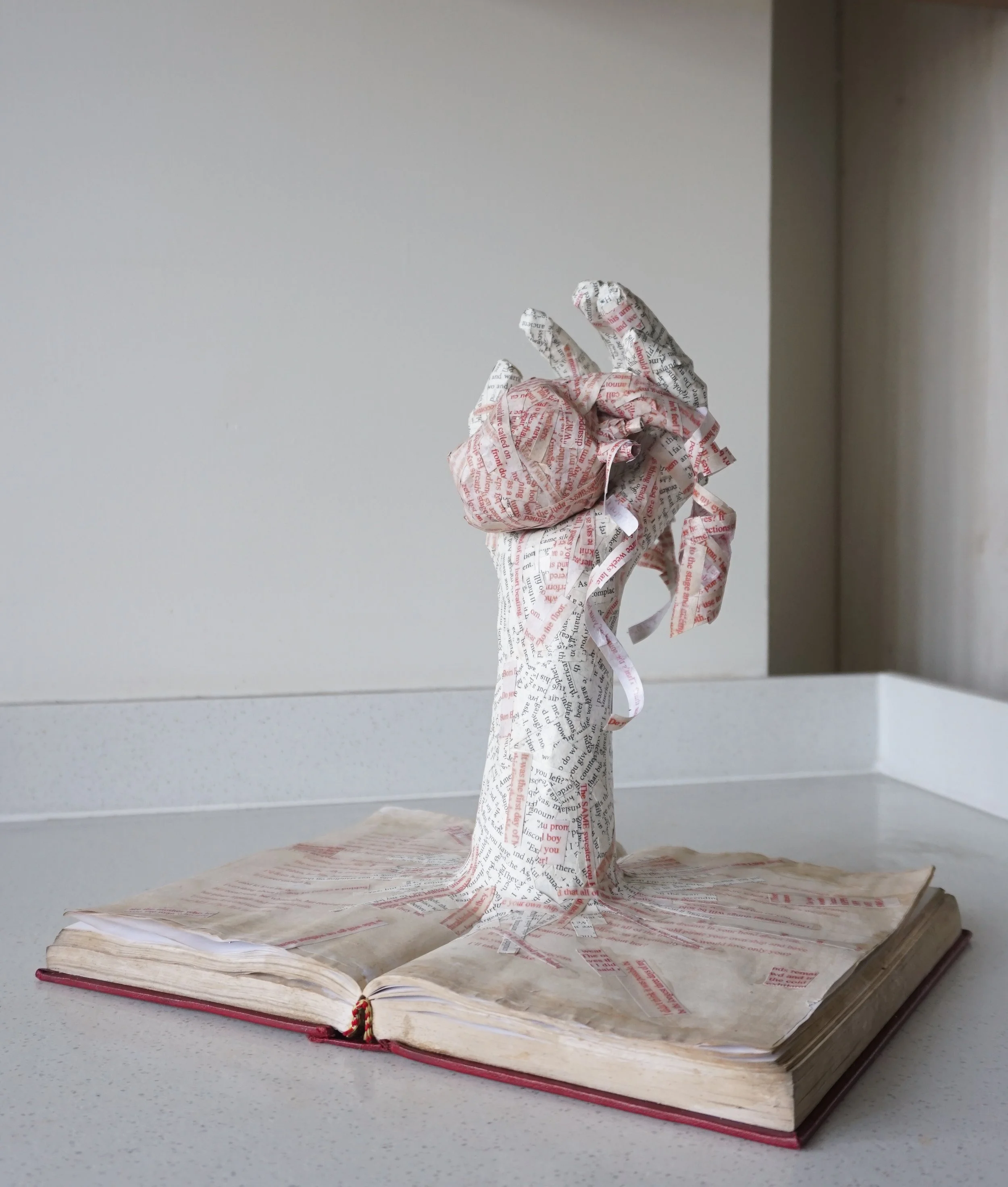 "The Power of Literature",
Paper Mache,
December 2022,
Alternative Media Course