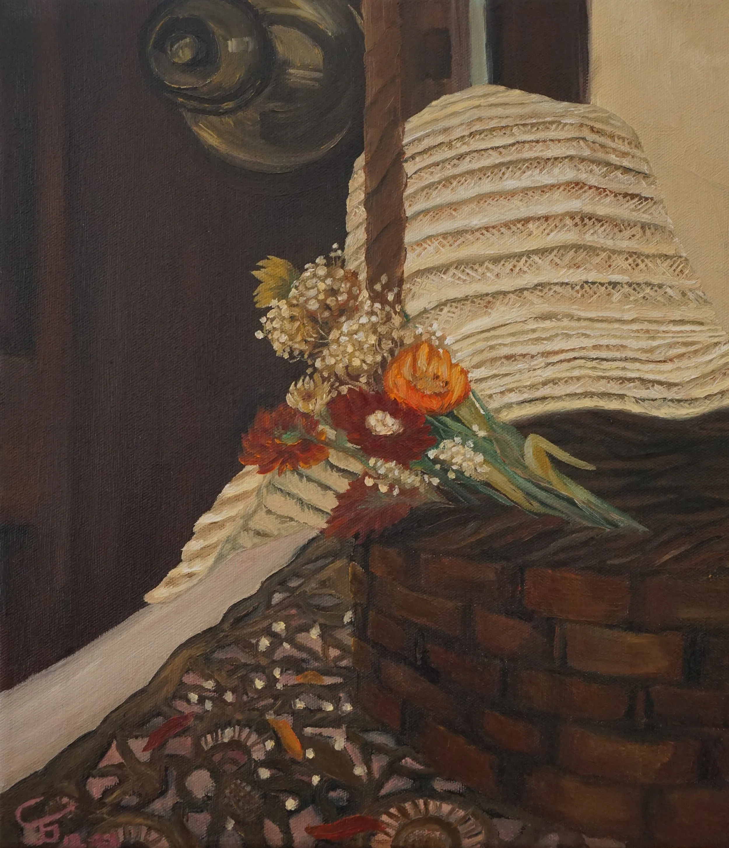 "Fin",
Oil on 18x20" Canvas,
December 2021,
Still Life Course