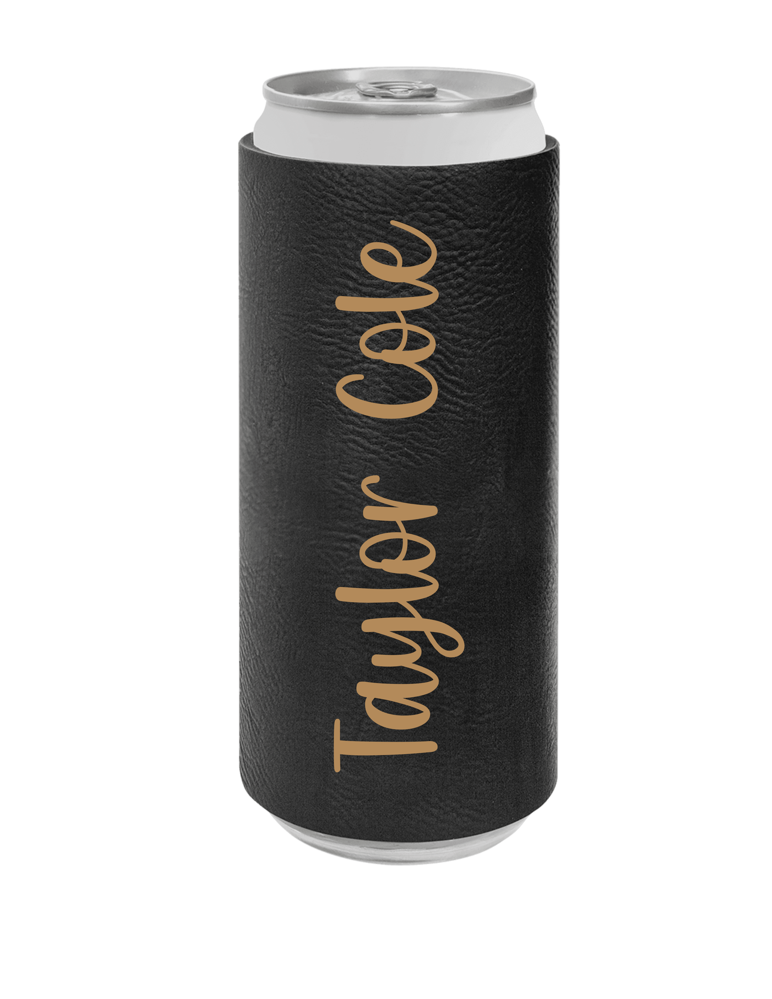 Leatherette Slim Can Holder Customizable Original Designs
