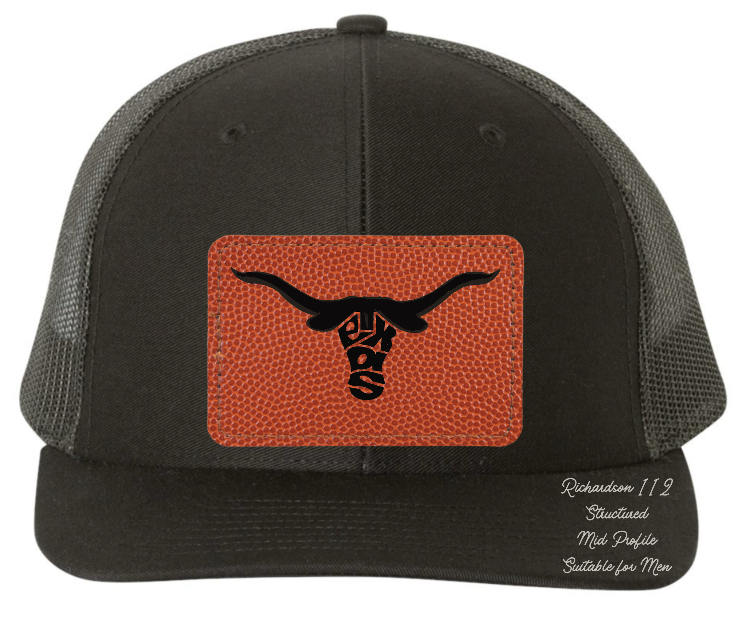 Richardson 112 black hat longhorn Texas original design