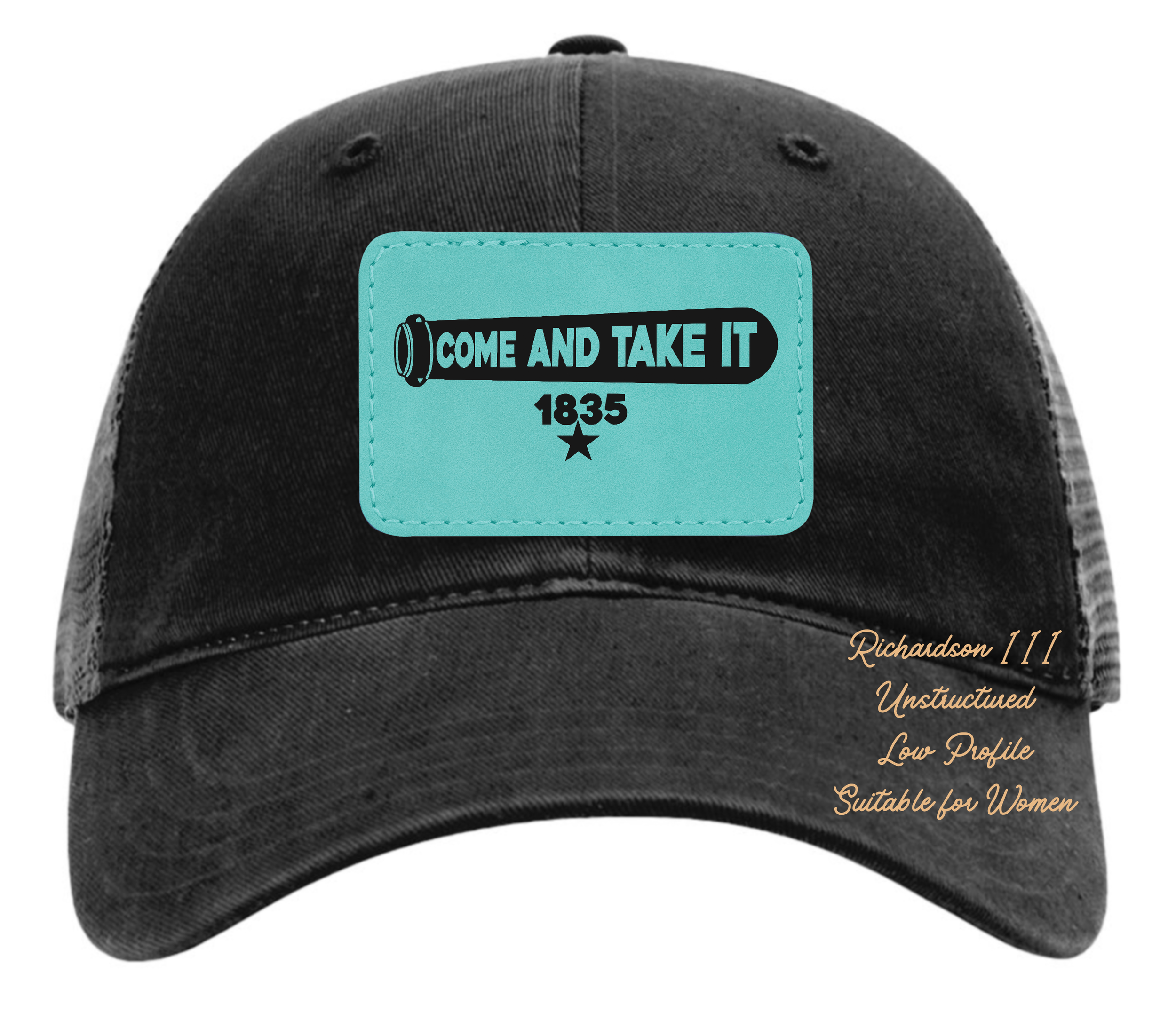 Richardson 111 black hat come and take it original design