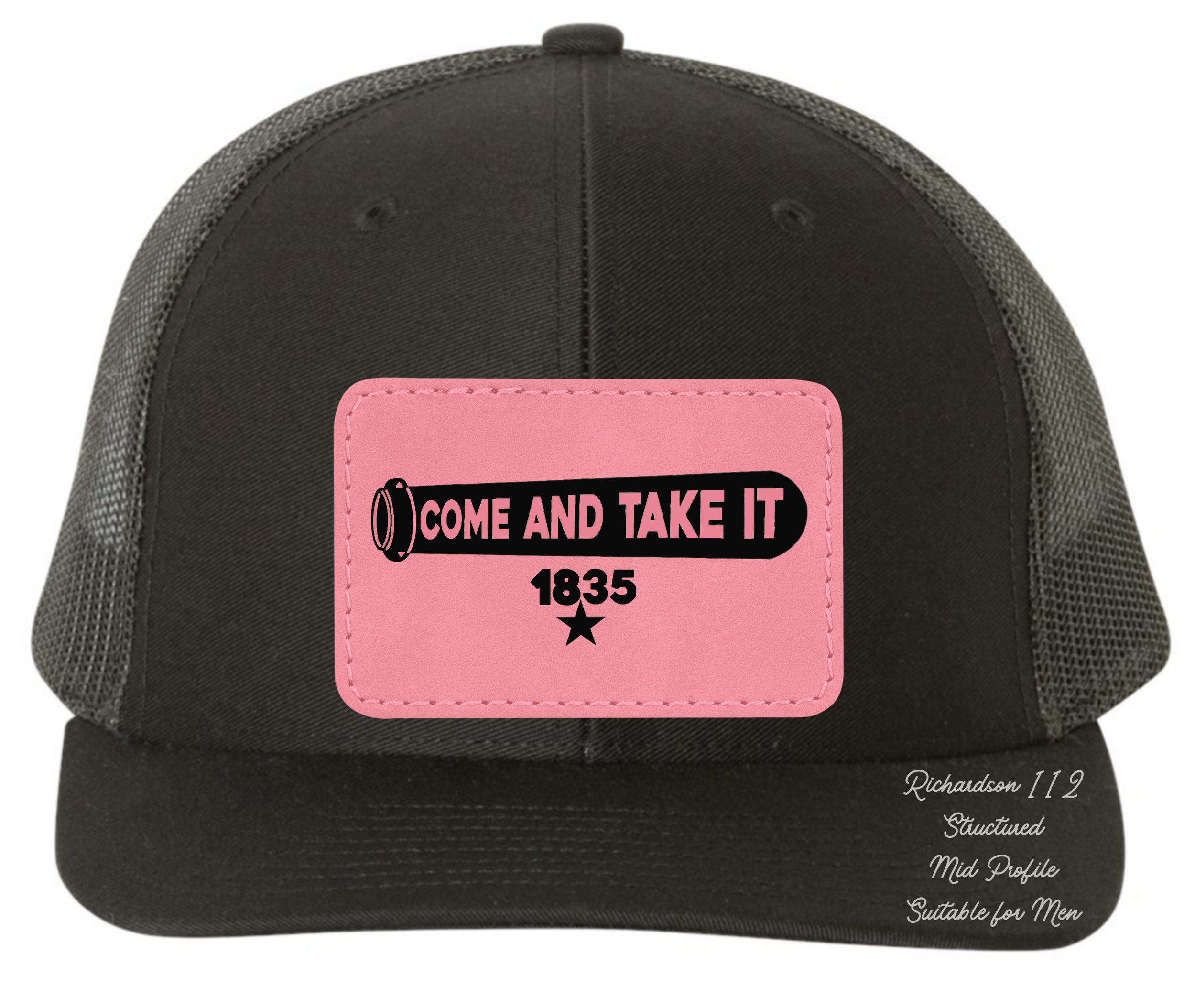 Richardson 112 black hat come and take it original design