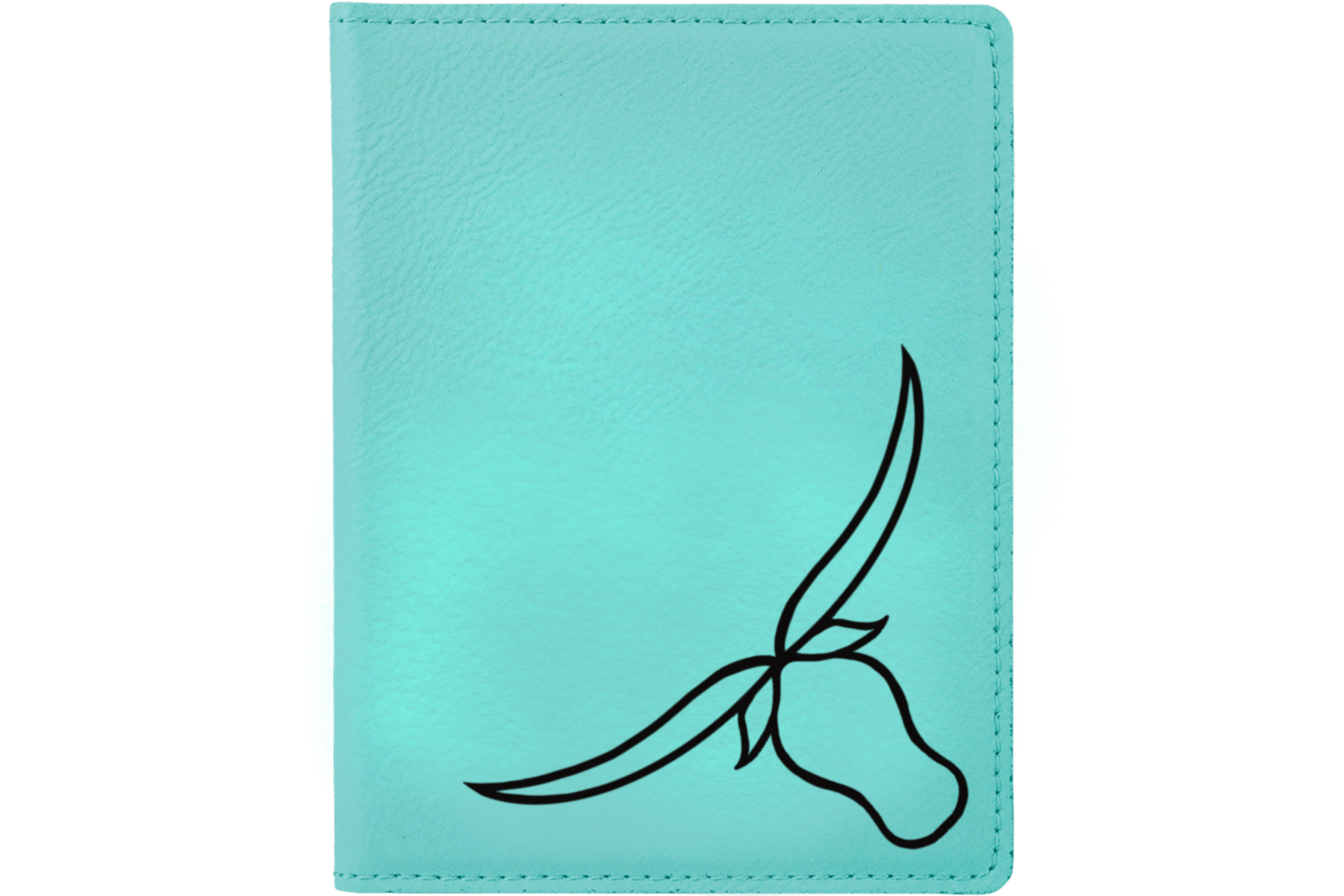 Leatherette passport folder customizable original designs