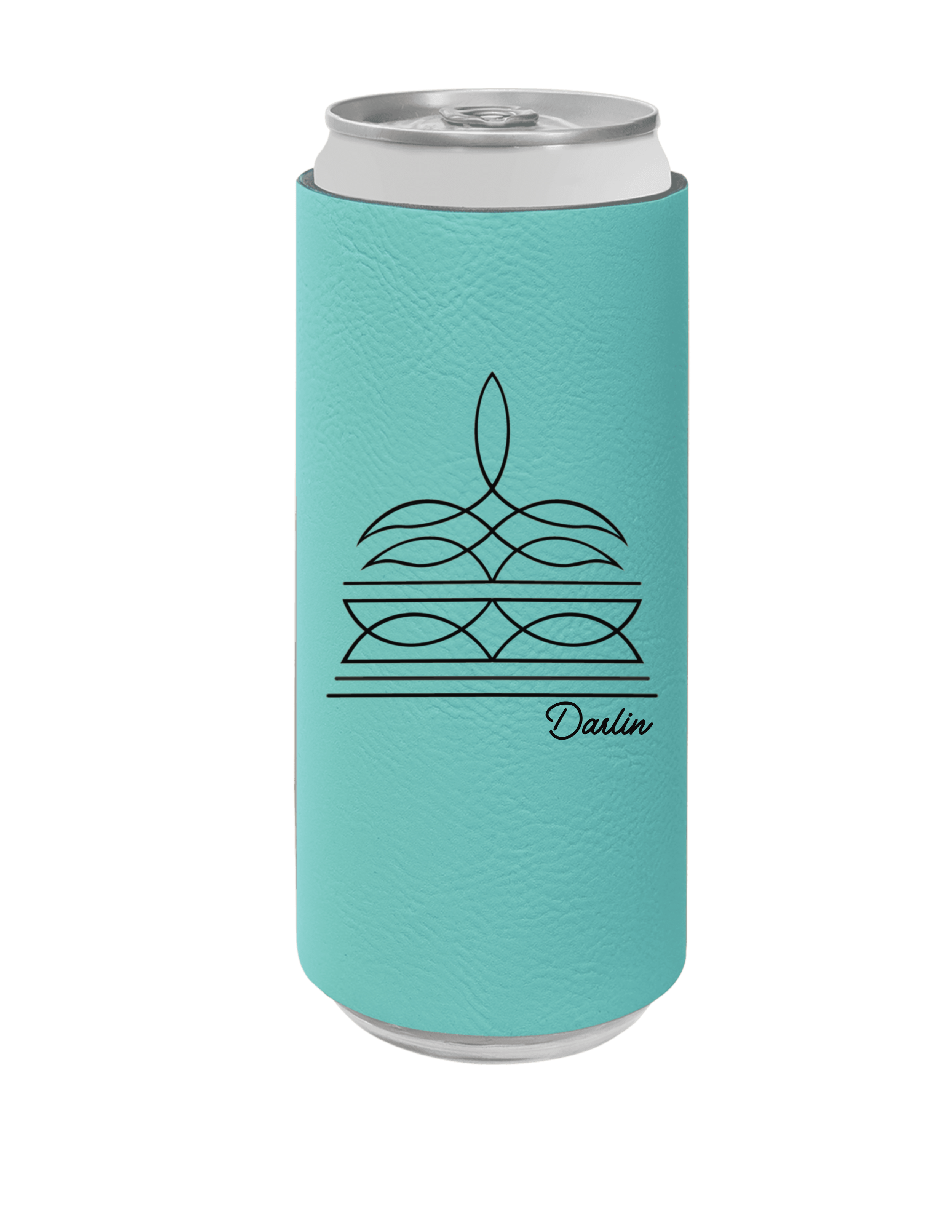 Leatherette Slim Can Holder Customizable Original Designs