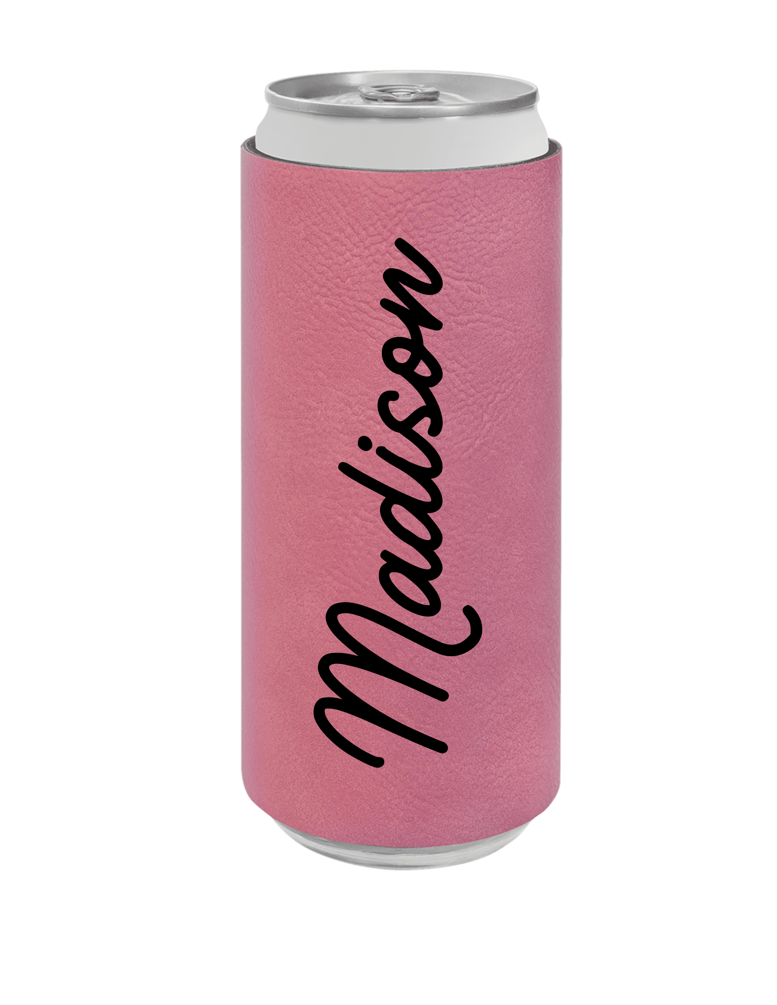 Leatherette Slim Can Holder Customizable Original Designs