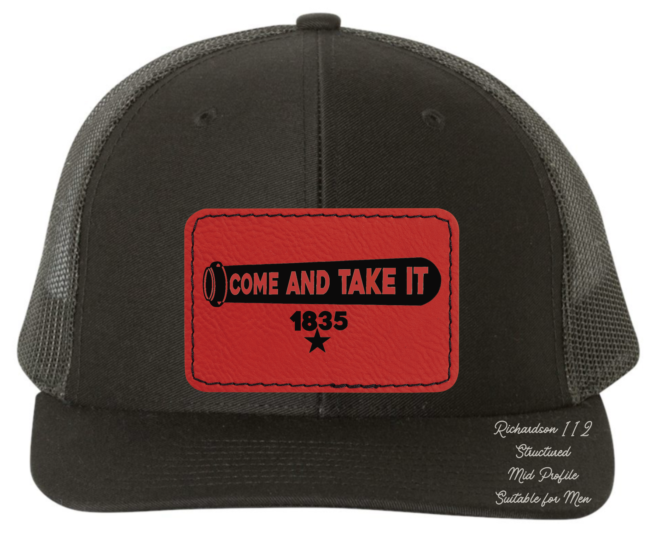 Richardson 112 black hat come and take it original design