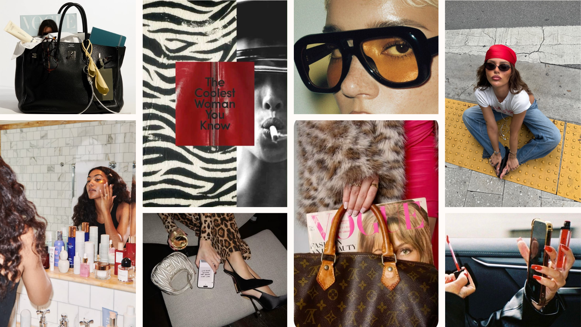 gurl guide mood board created by 808 digital studio