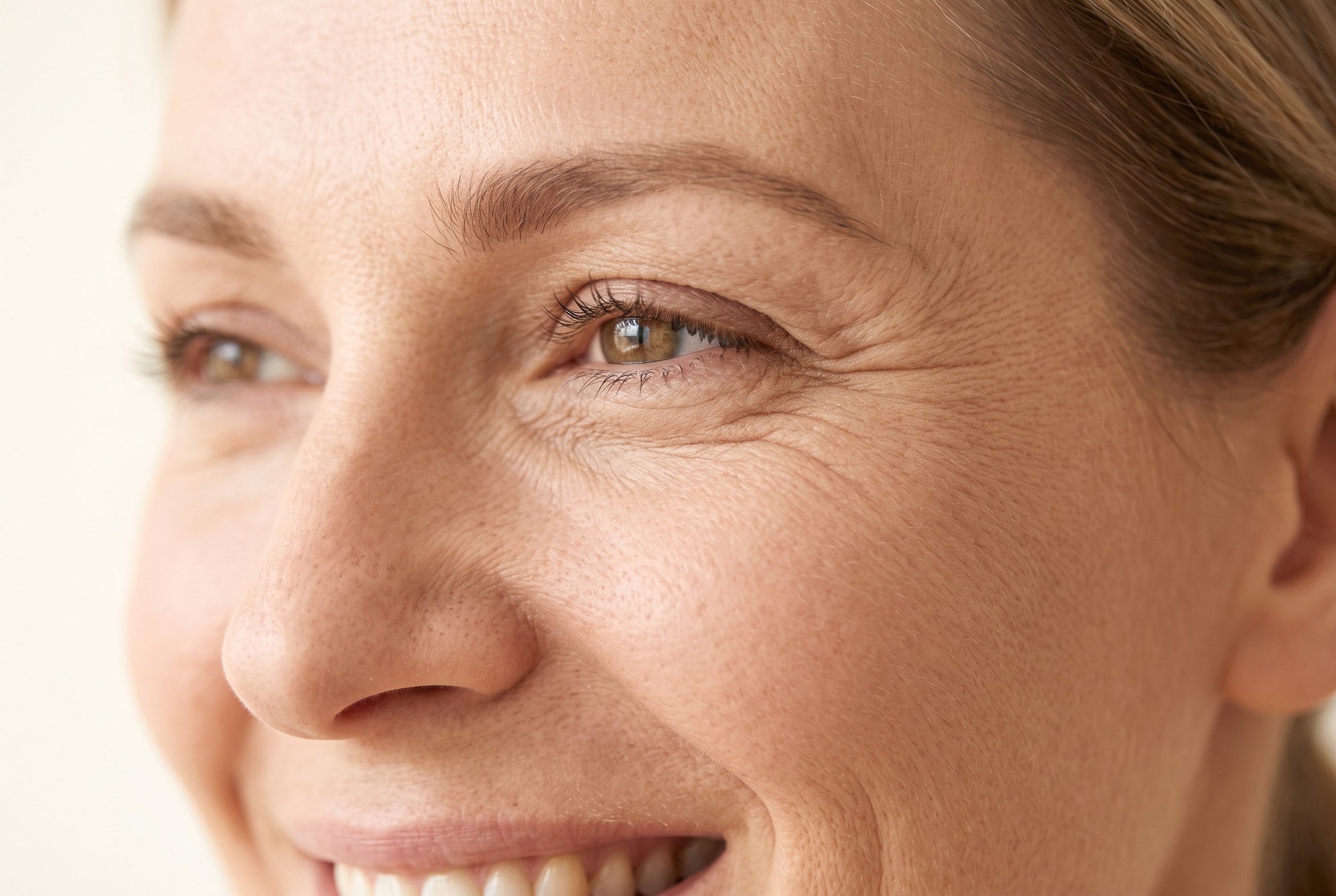 AI-generated wrinkle treatment image created by 808 Digital Studio for the All About Aesthetics Rockwall website.