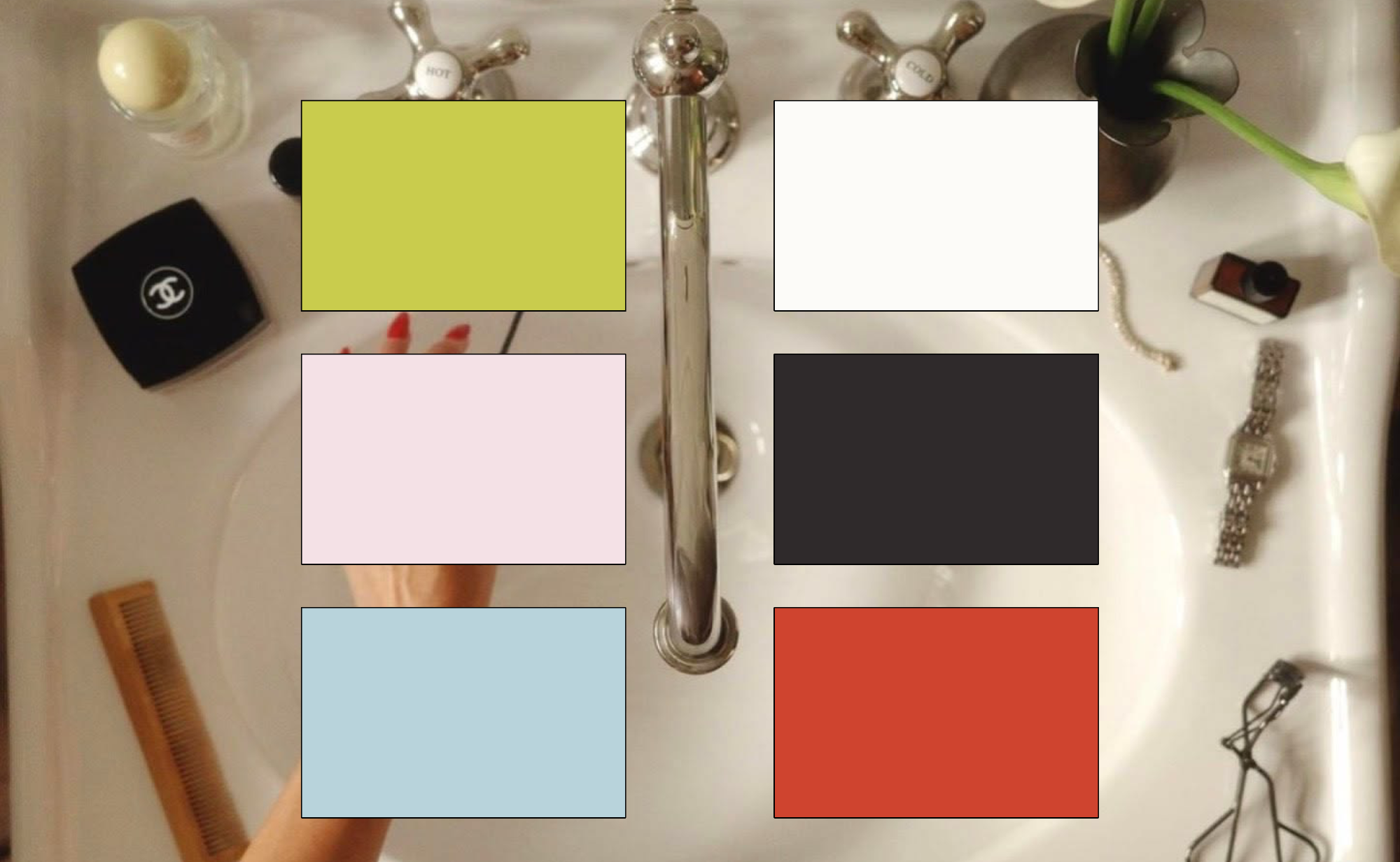 gurl guide color palette created by 808 digital studio