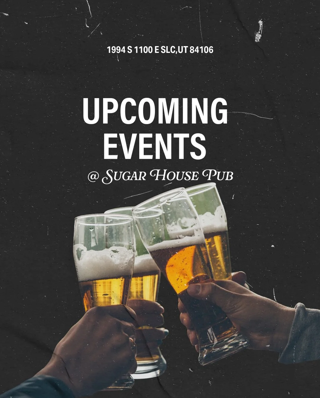 Upcoming events! Ticket links in bio.