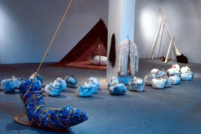 Repeated Tales, 1992, mixed-media