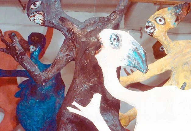 Runners, 1989, mixed-media, sculptural installation